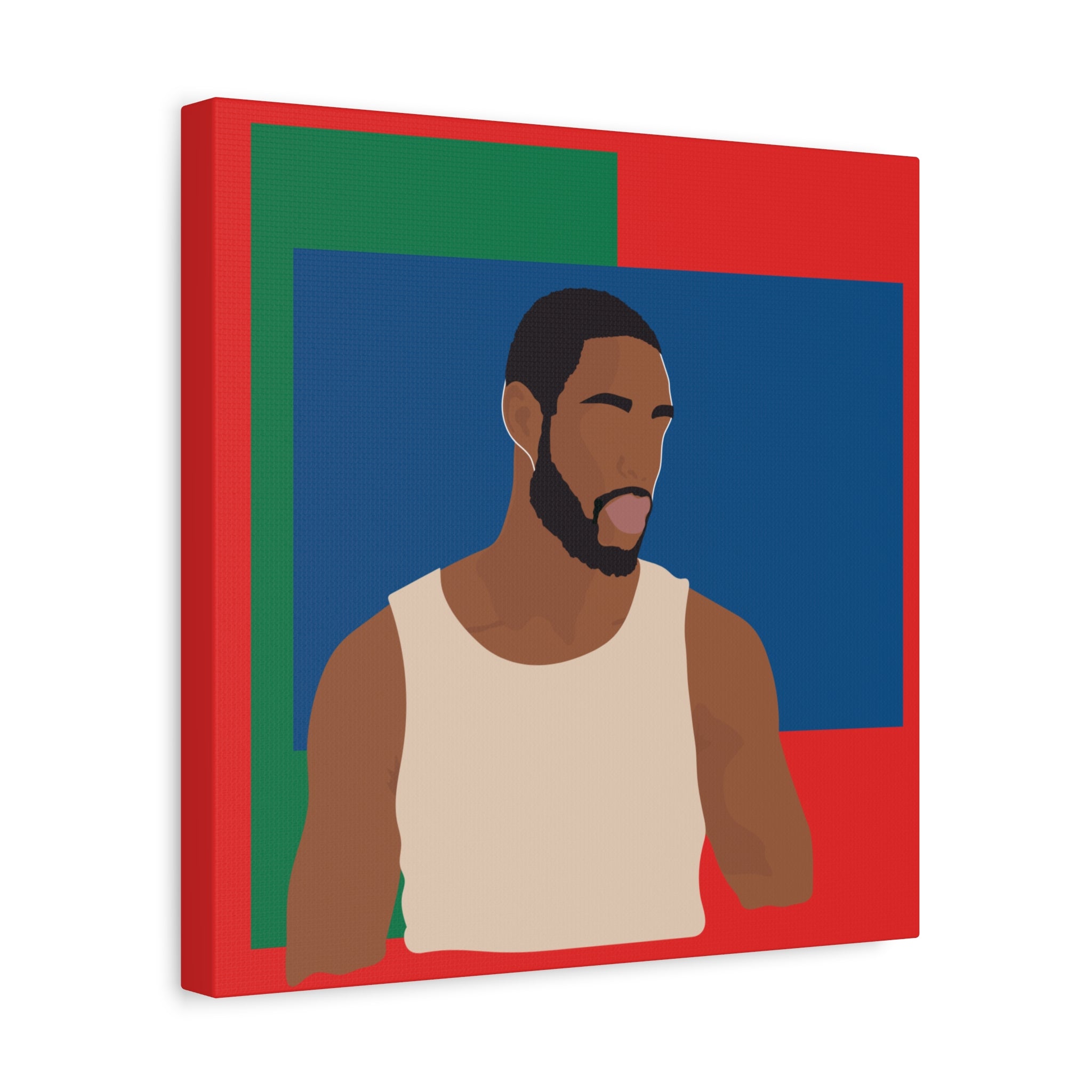 Modern Minimalist Bold Color Block -  Canvas Art
