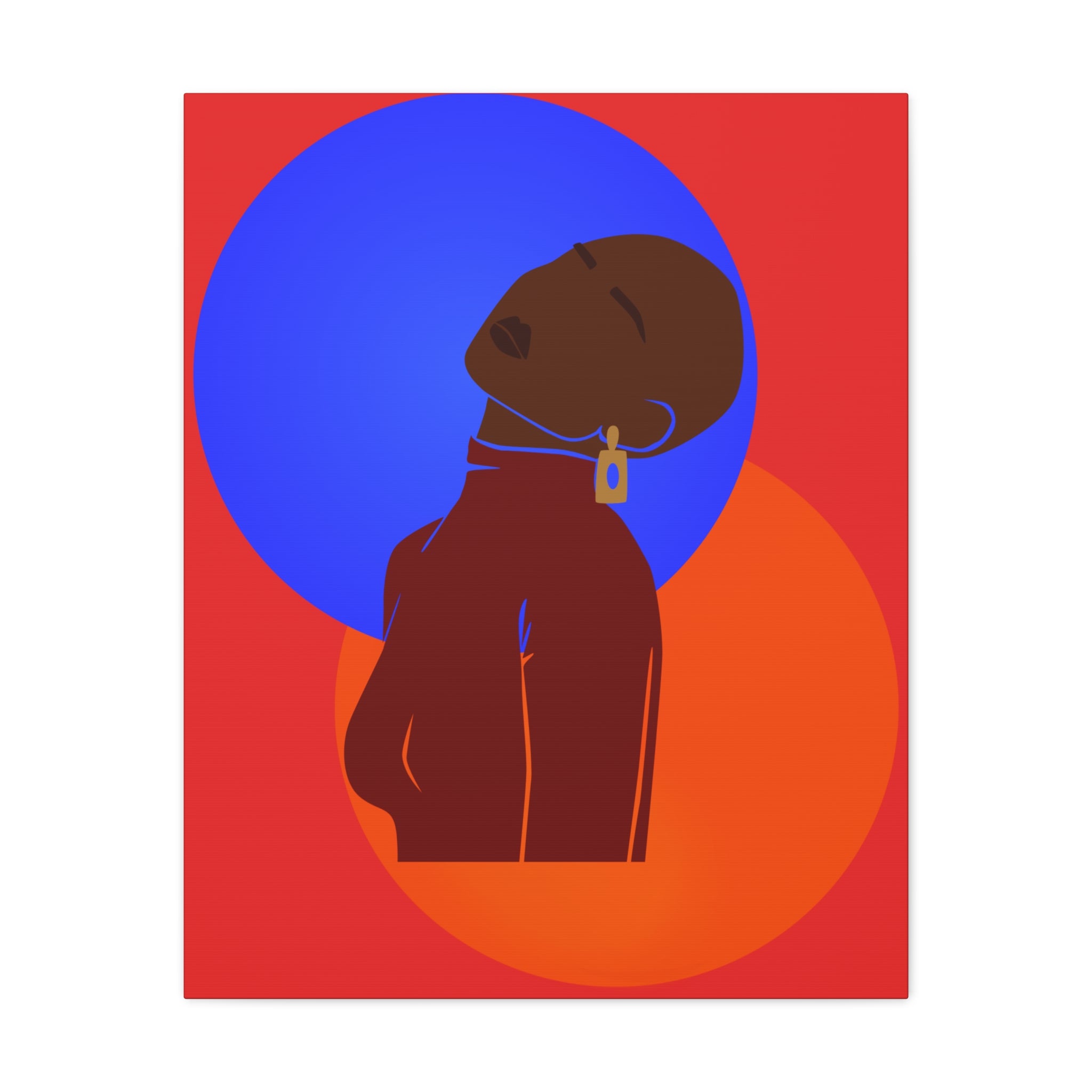 Bold Abstract Woman — Canvas Art