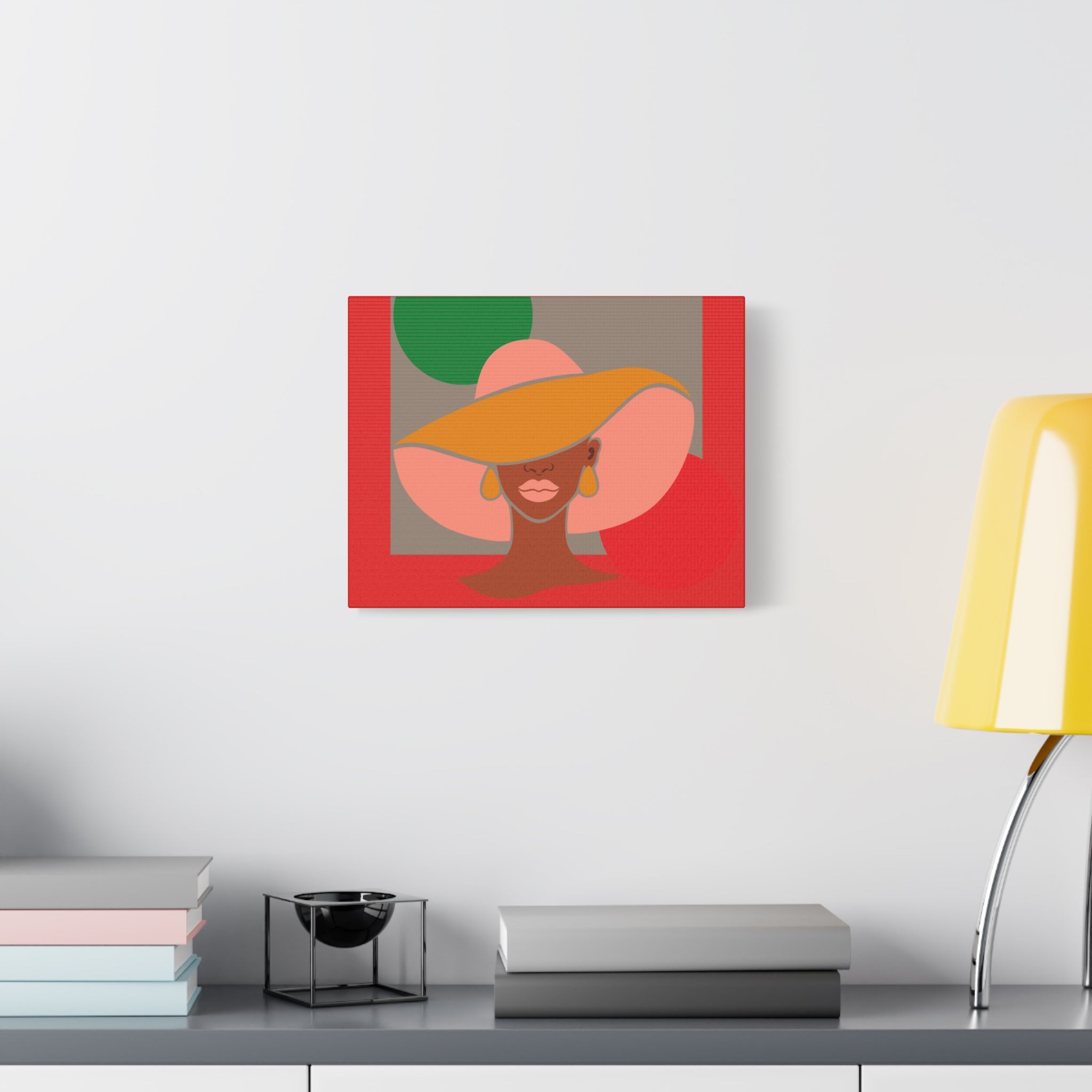 Hat Woman — Canvas Art