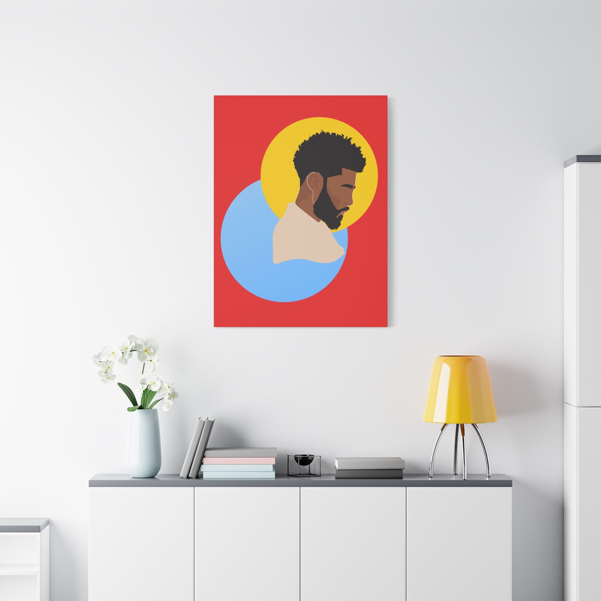 Male Silhouette — Canvas Art