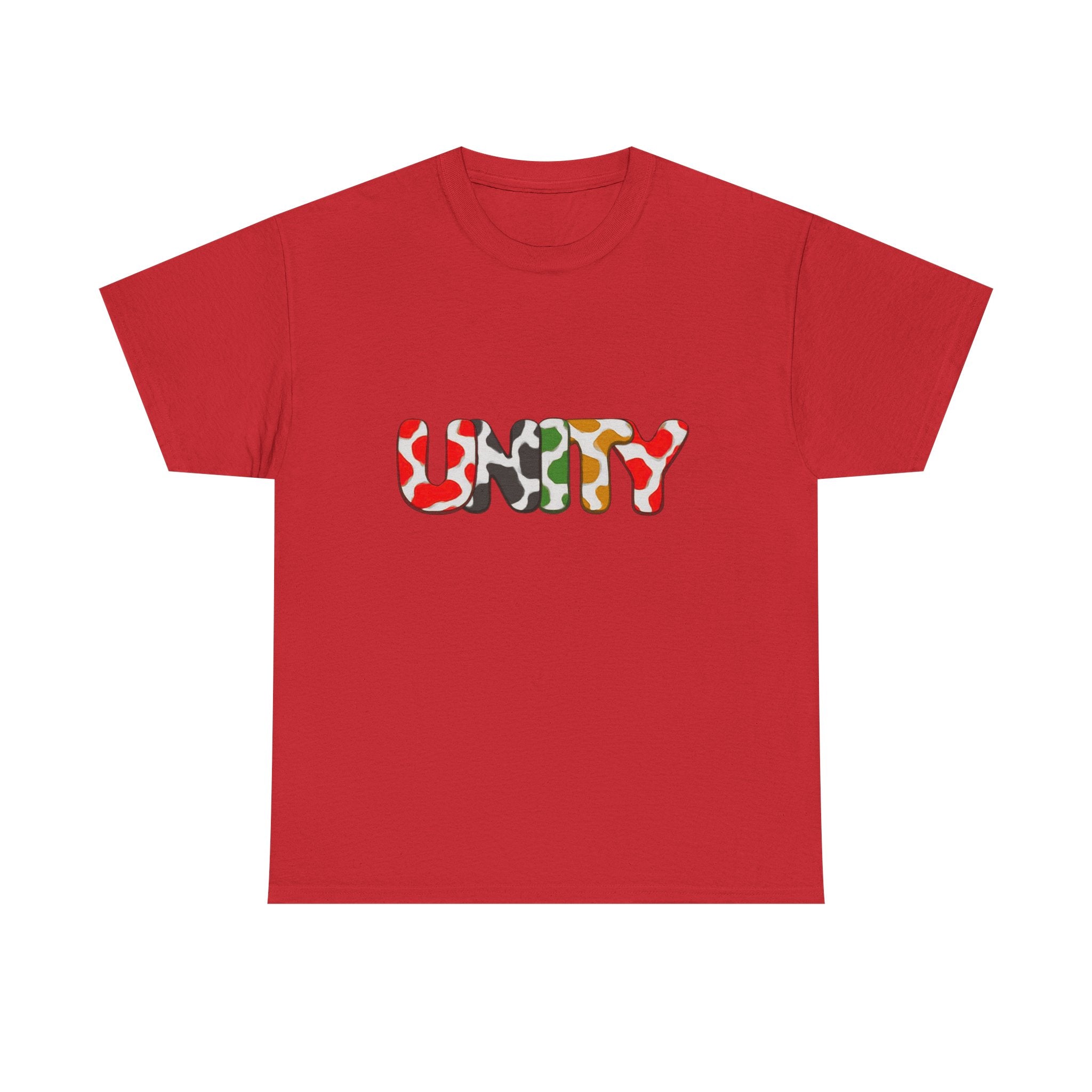 Unity  Colorful Camouflage –Empowerment Tee Shirt