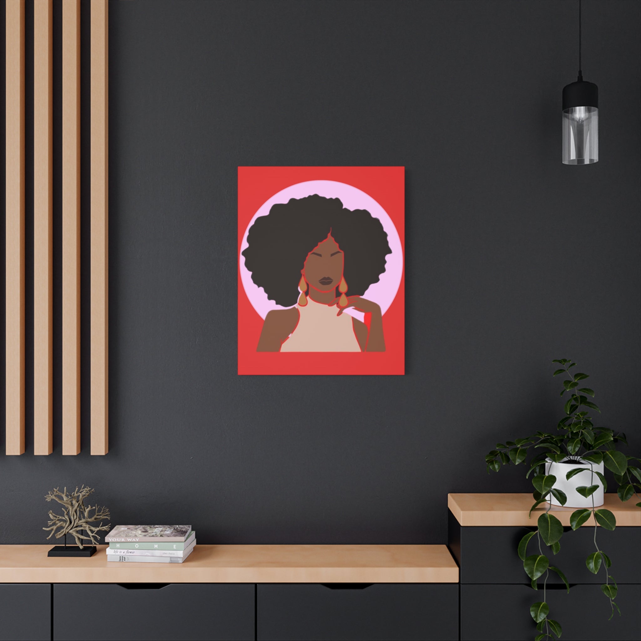 Afro Woman — Art Canvas