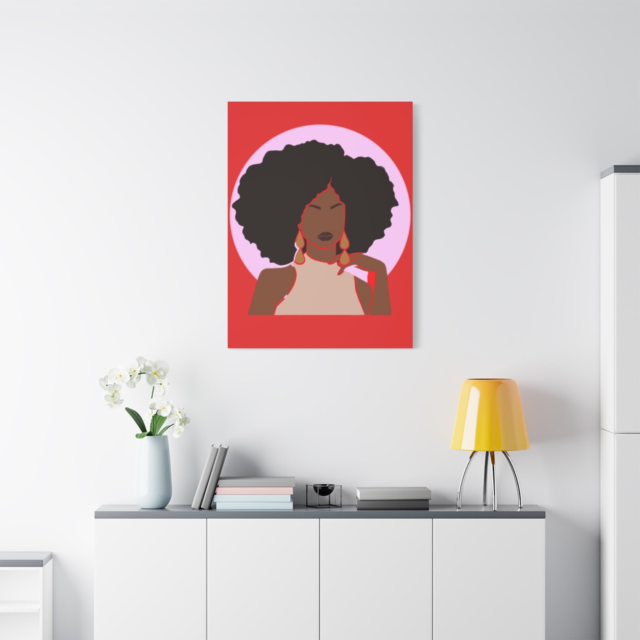 Afro Woman — Art Canvas