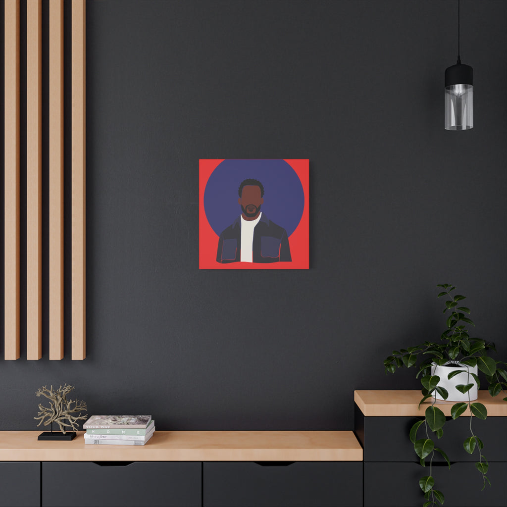 Minimalist Male Abstract — Canvas Art