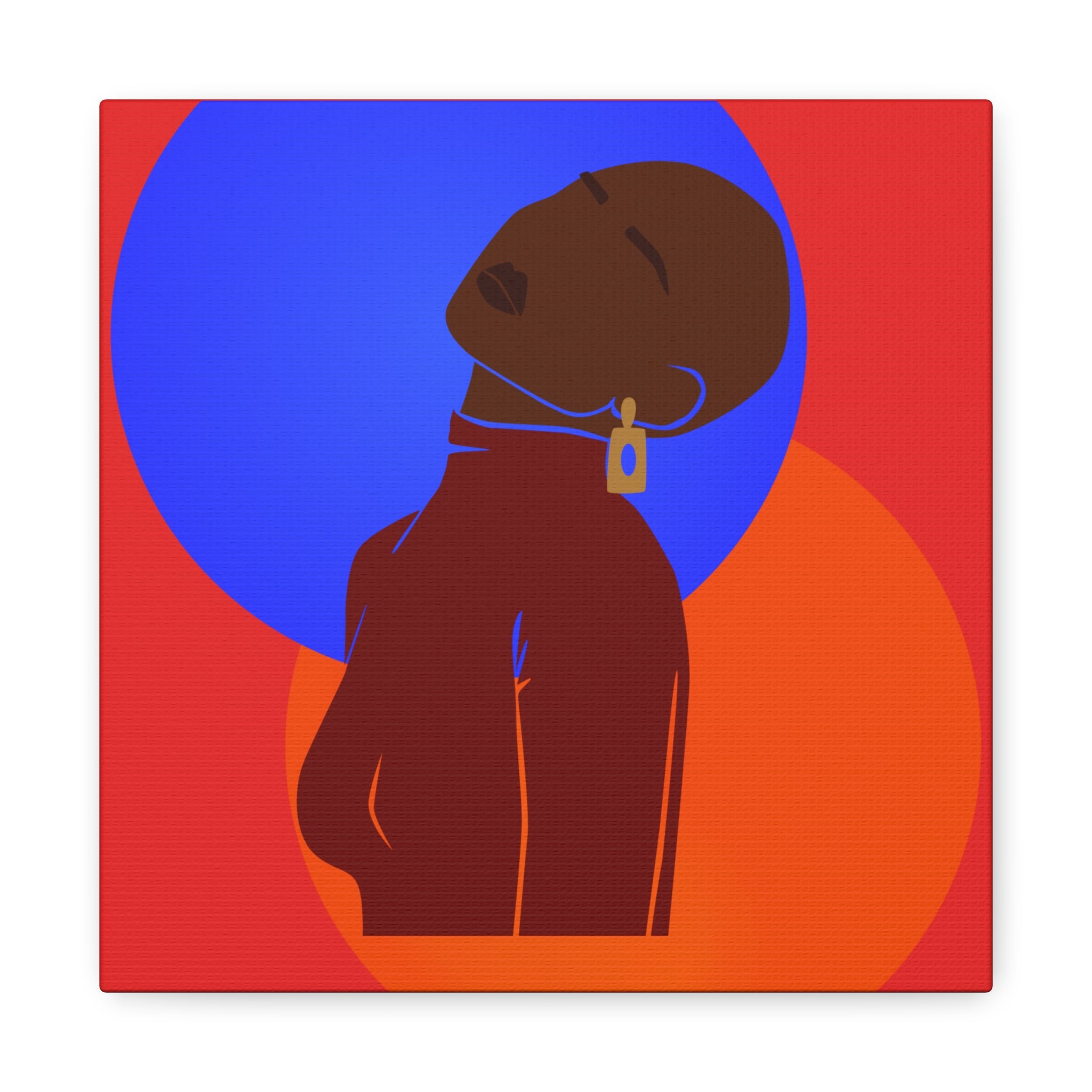 Bold Abstract Woman — Canvas Art