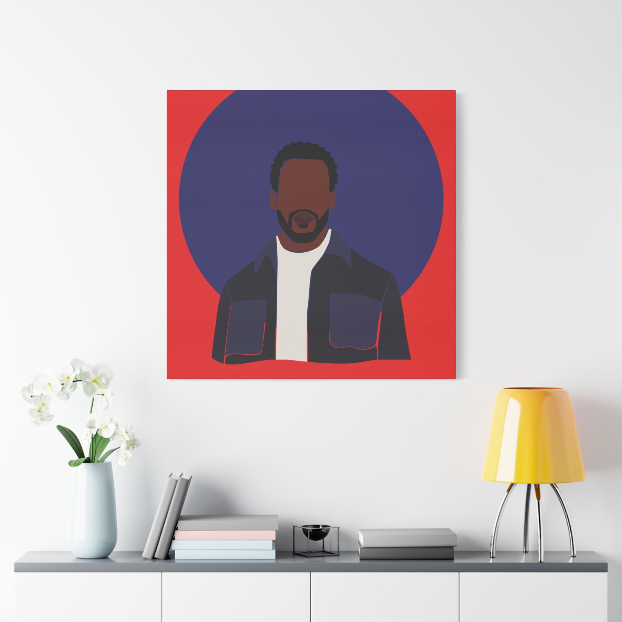 Minimalist Male Abstract — Canvas Art