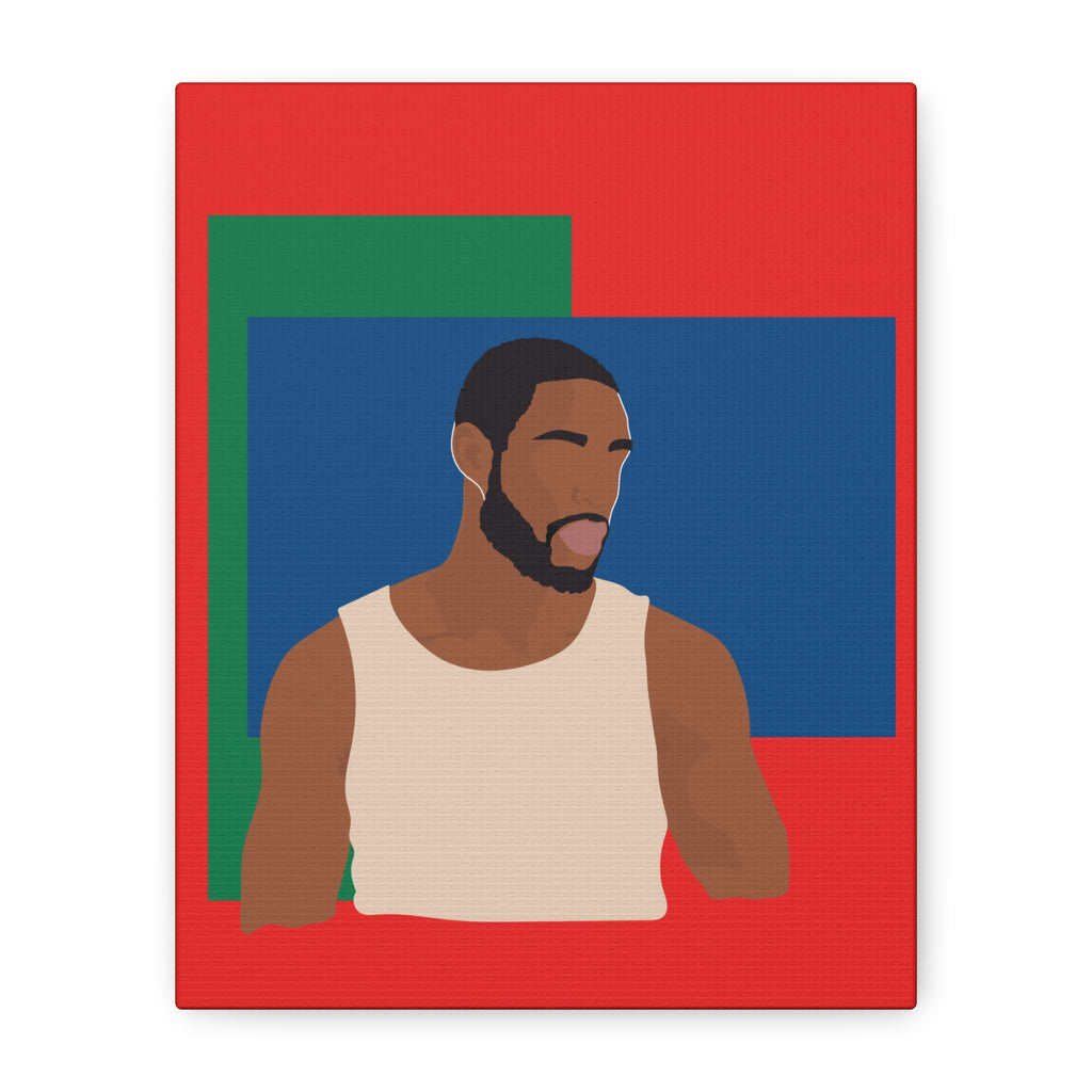 Modern Minimalist Bold Color Block -  Canvas Art