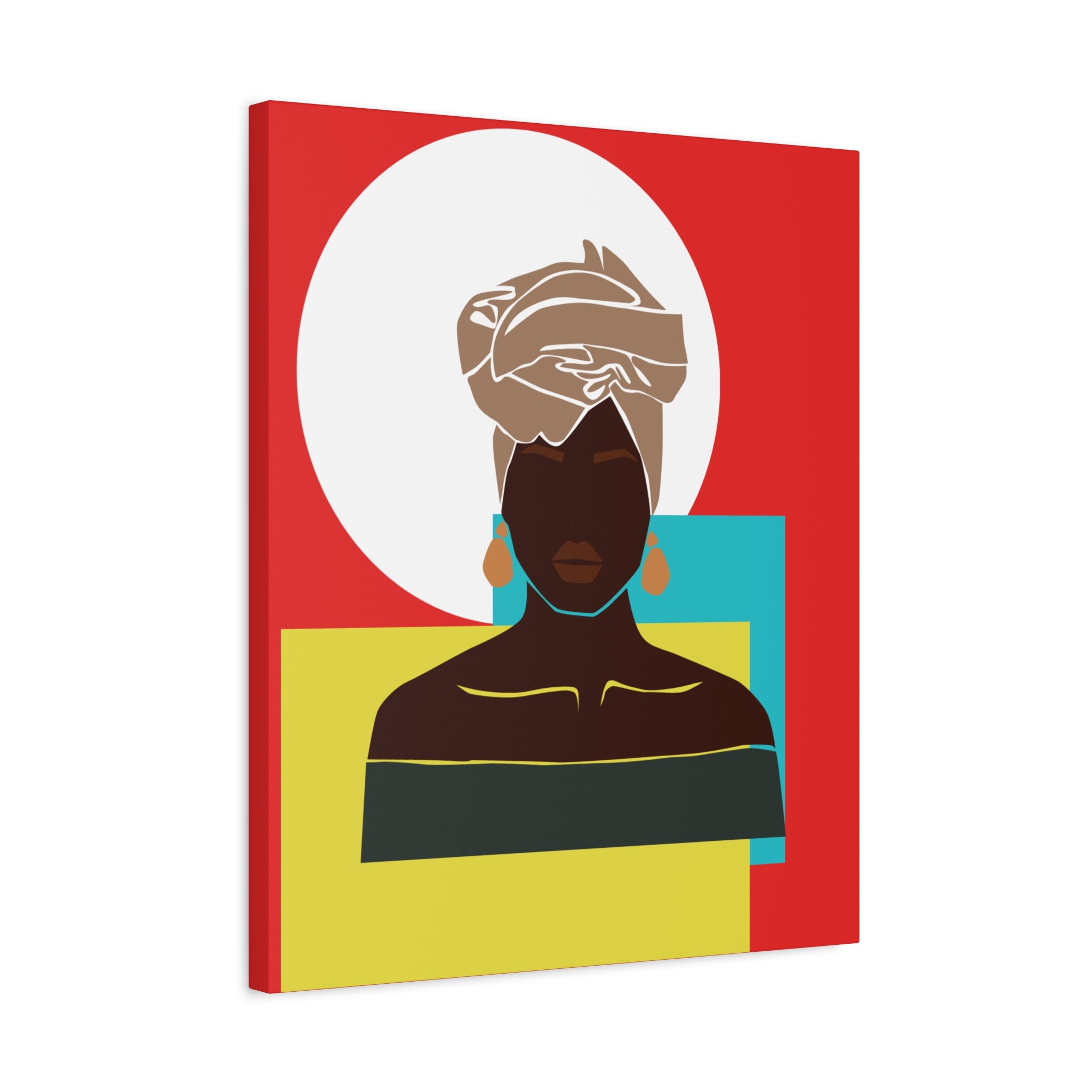 Headwrap Woman — Canvas Art