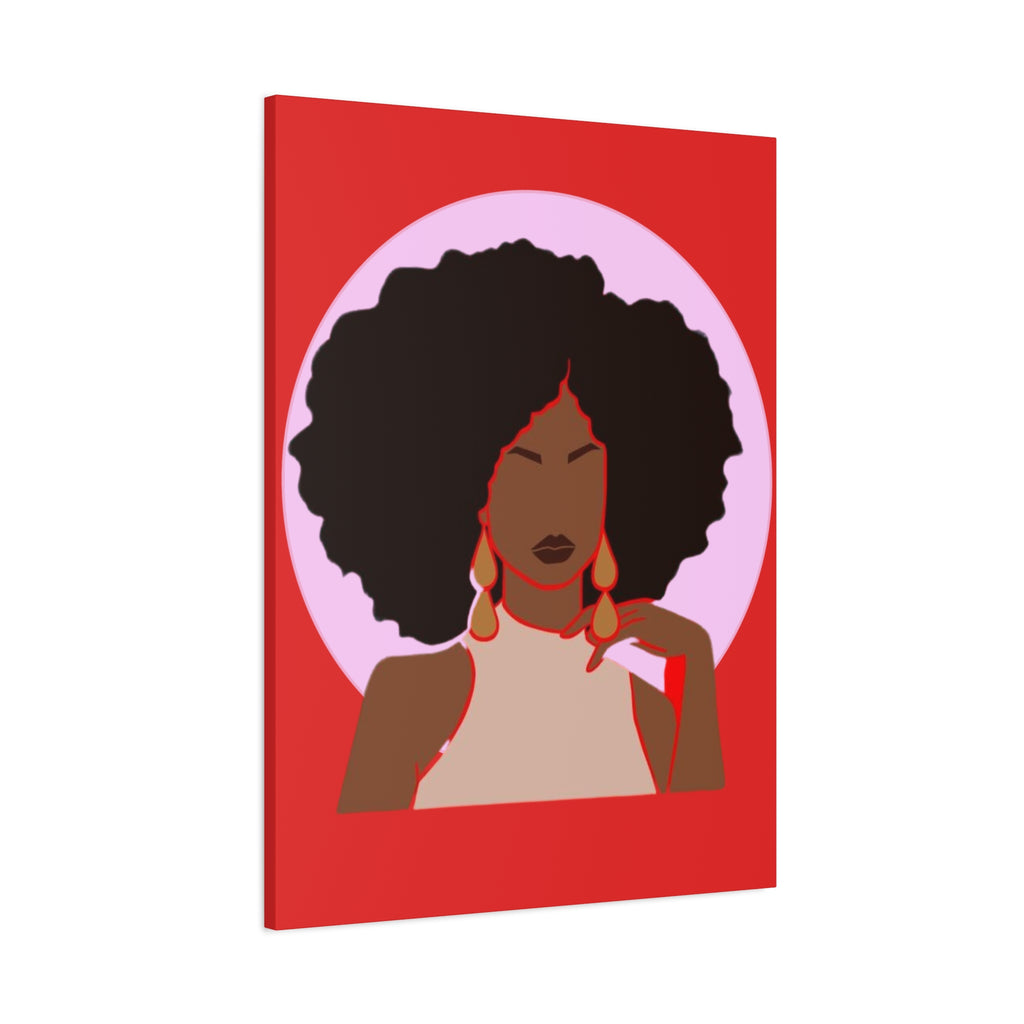 Afro Woman — Art Canvas