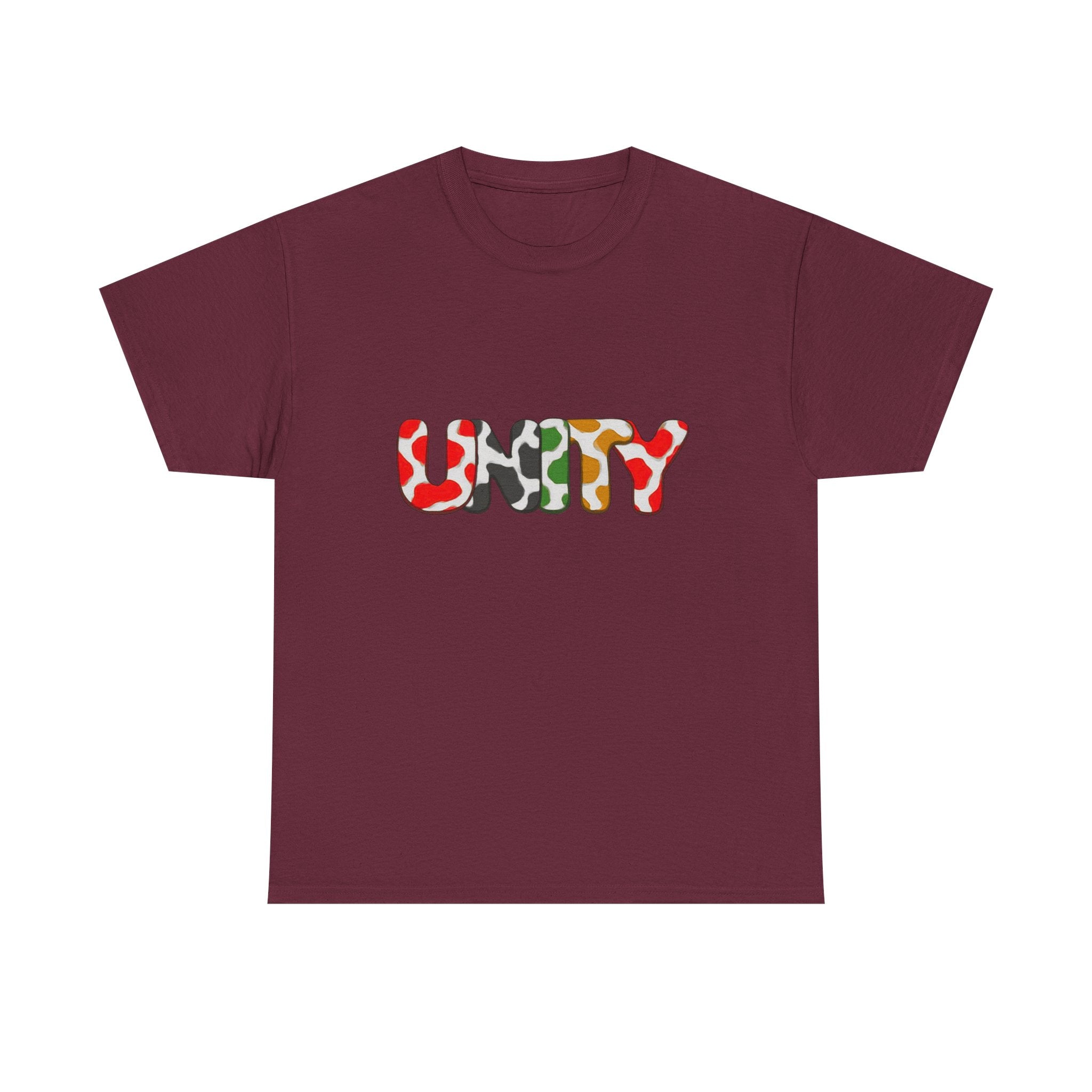 Unity  Colorful Camouflage –Empowerment Tee Shirt