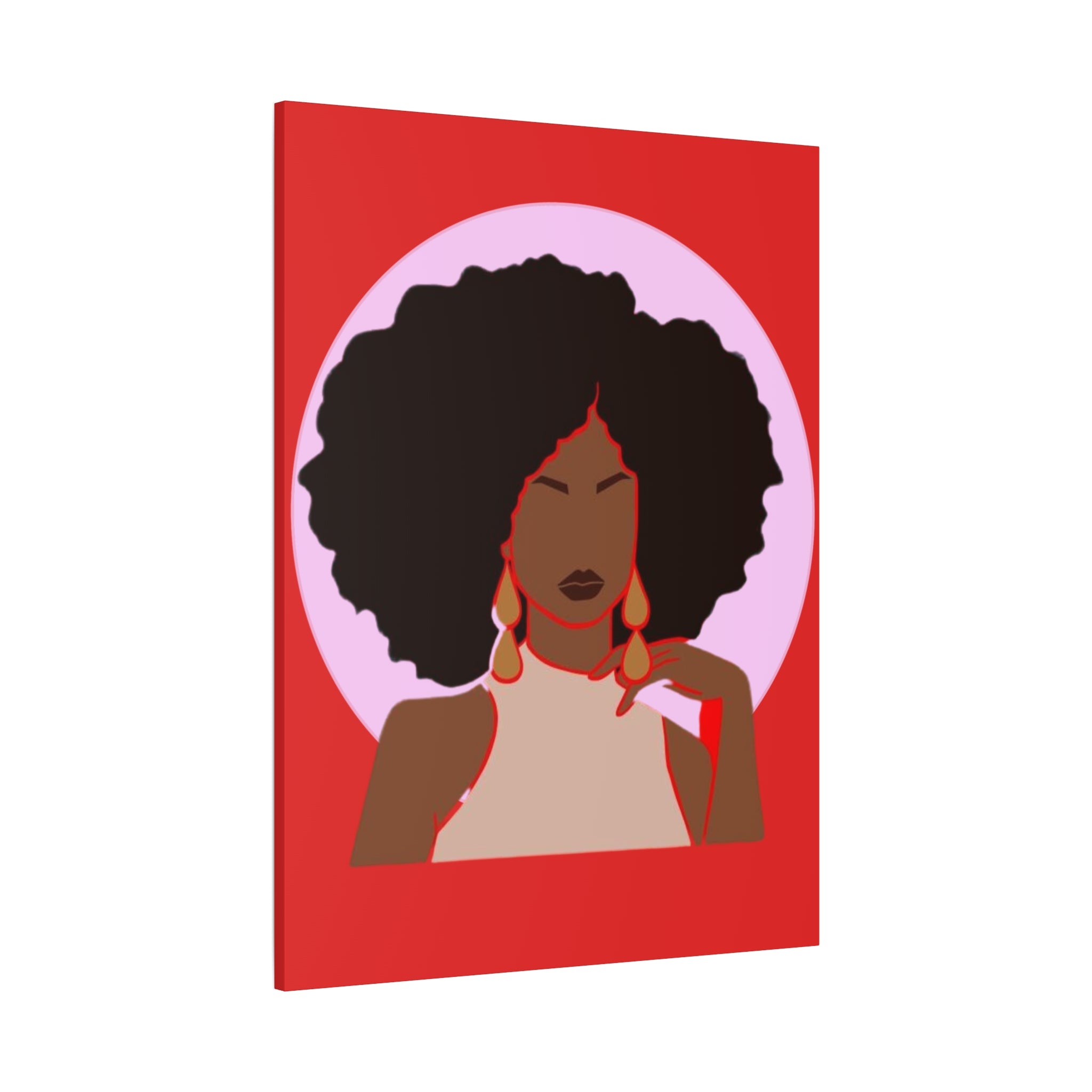 Afro Woman — Art Canvas