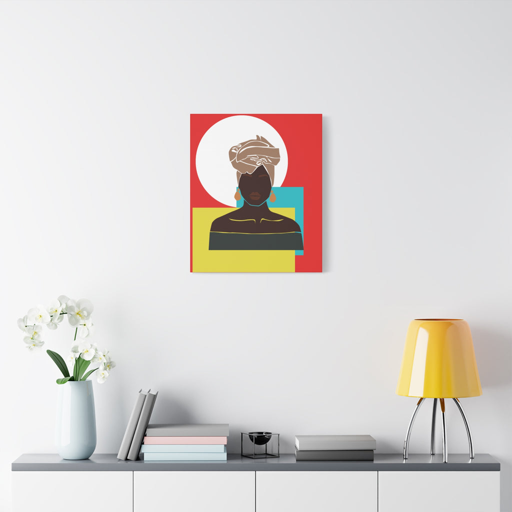Headwrap Woman — Canvas Art