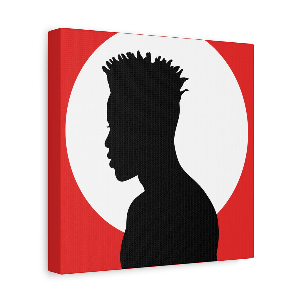 Male Silhouette — Canvas Art