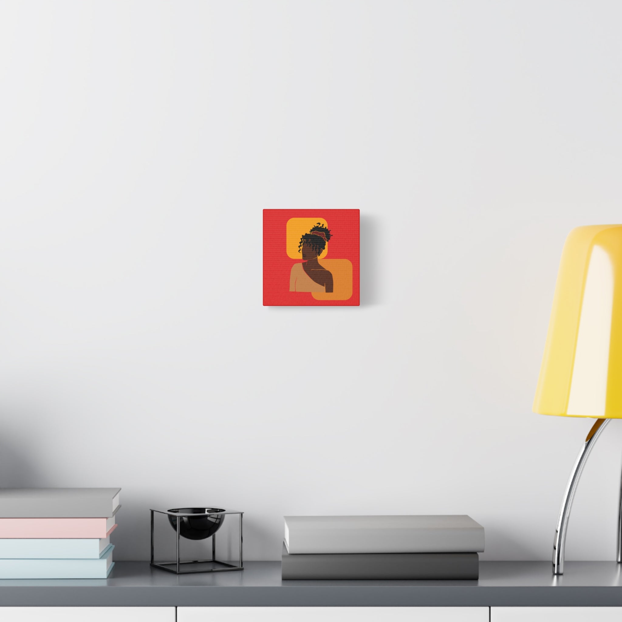 Afrocentric Black Woman - Canvas Art