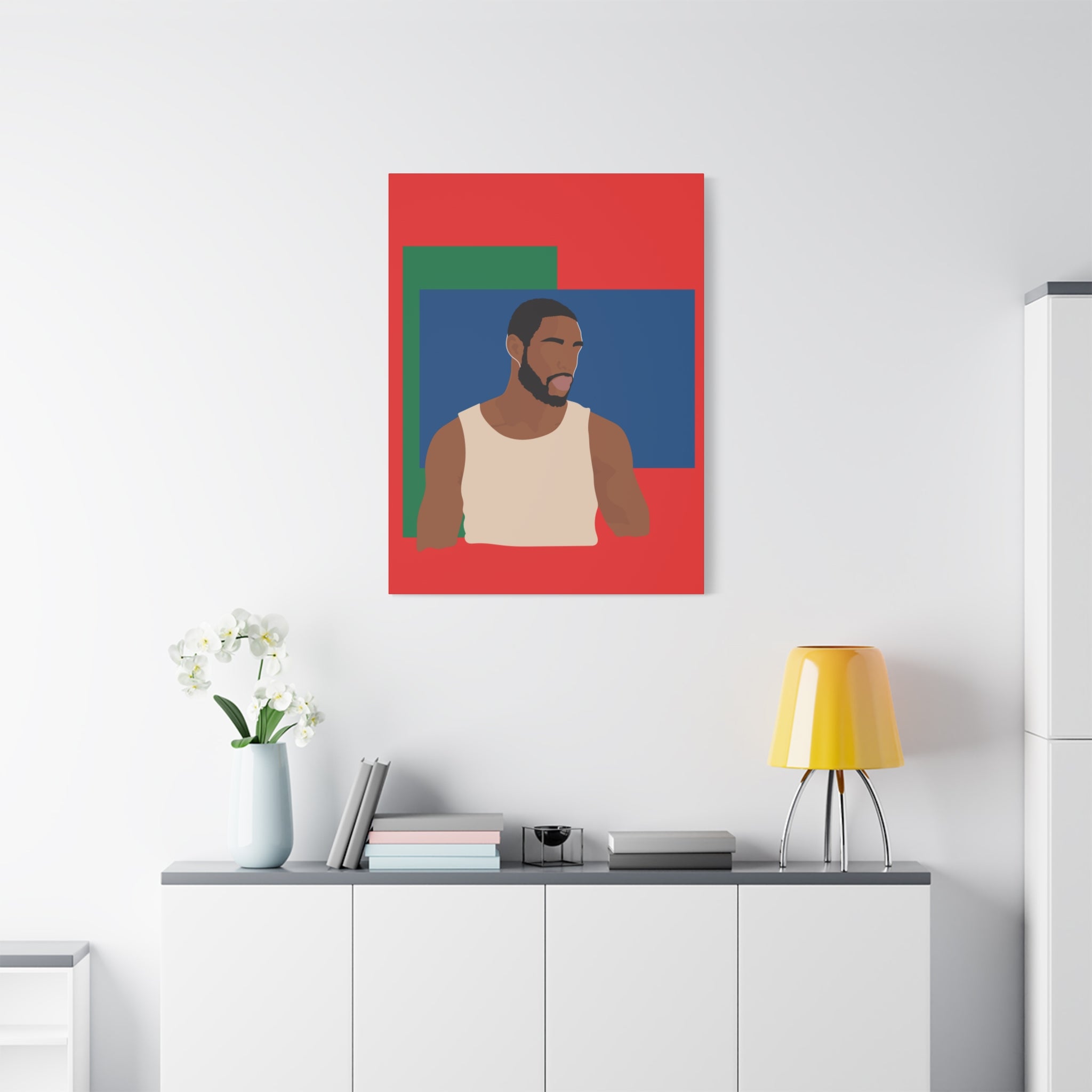 Modern Minimalist Bold Color Block -  Canvas Art