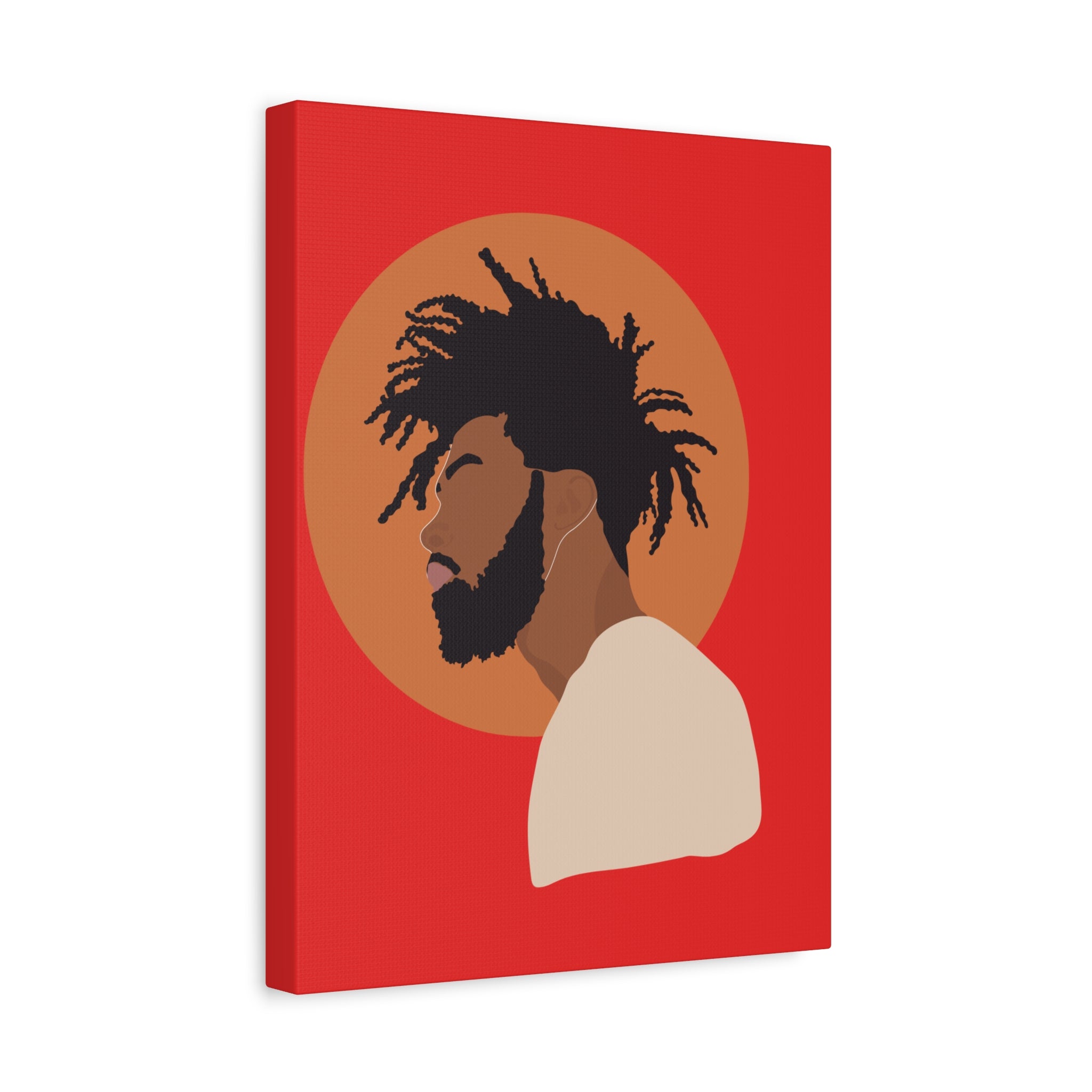 Male with Brown Sun — Canvas Art