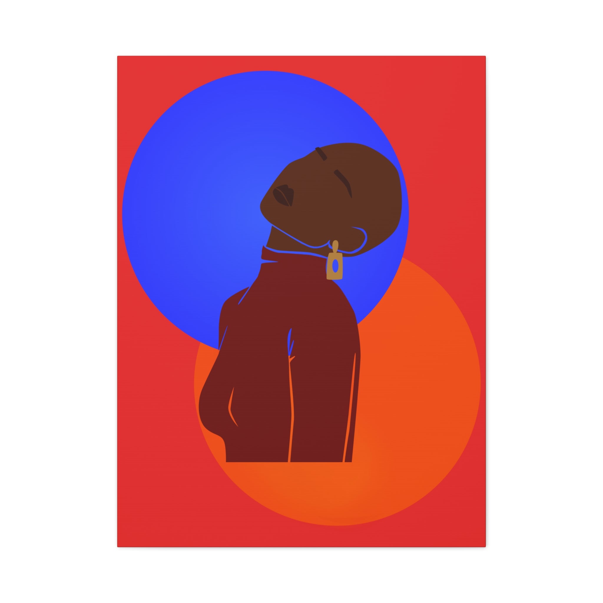 Bold Abstract Woman — Canvas Art