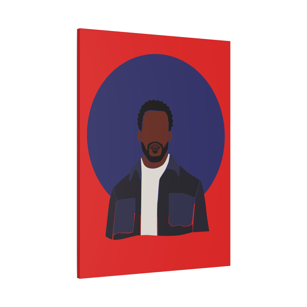 Minimalist Male Abstract — Canvas Art