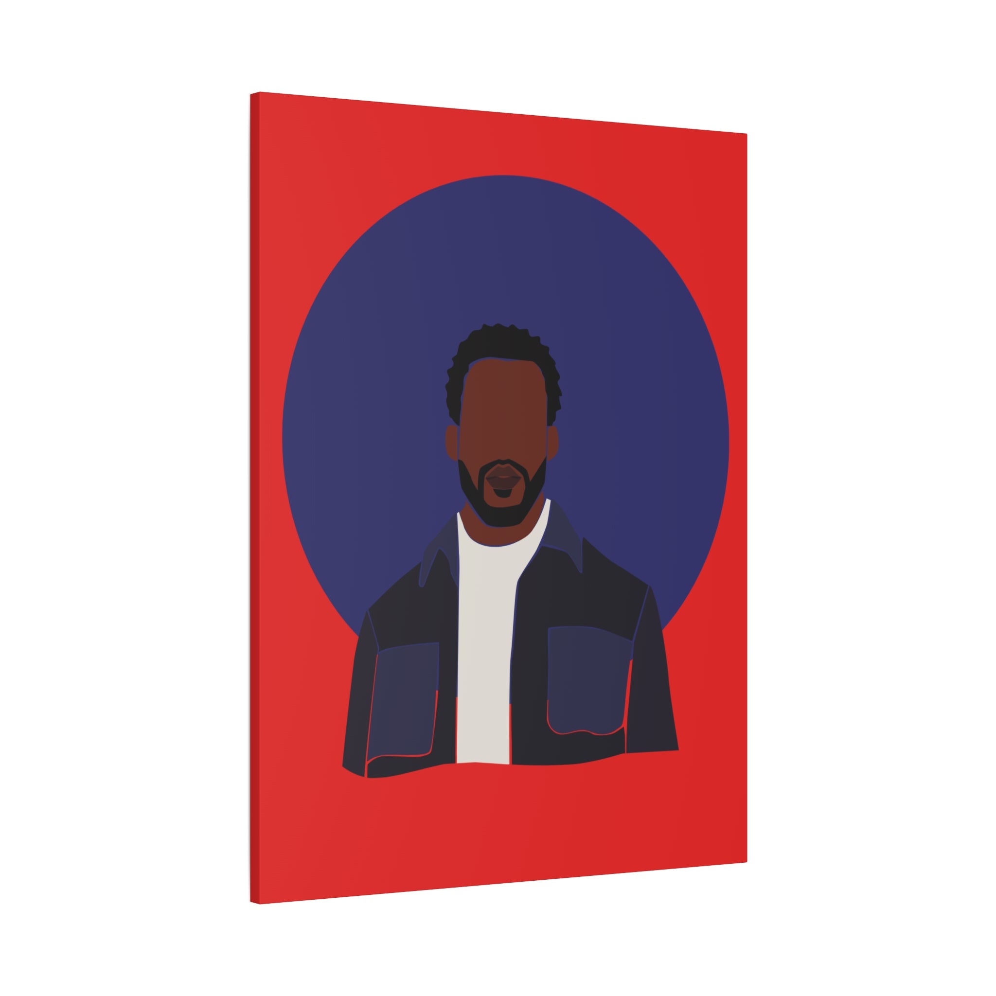 Minimalist Male Abstract — Canvas Art