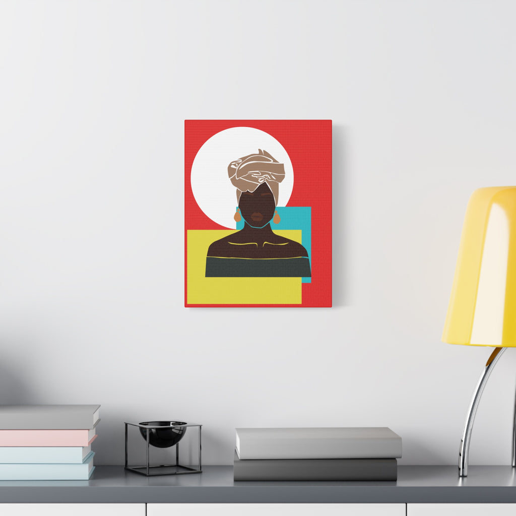 Headwrap Woman — Canvas Art