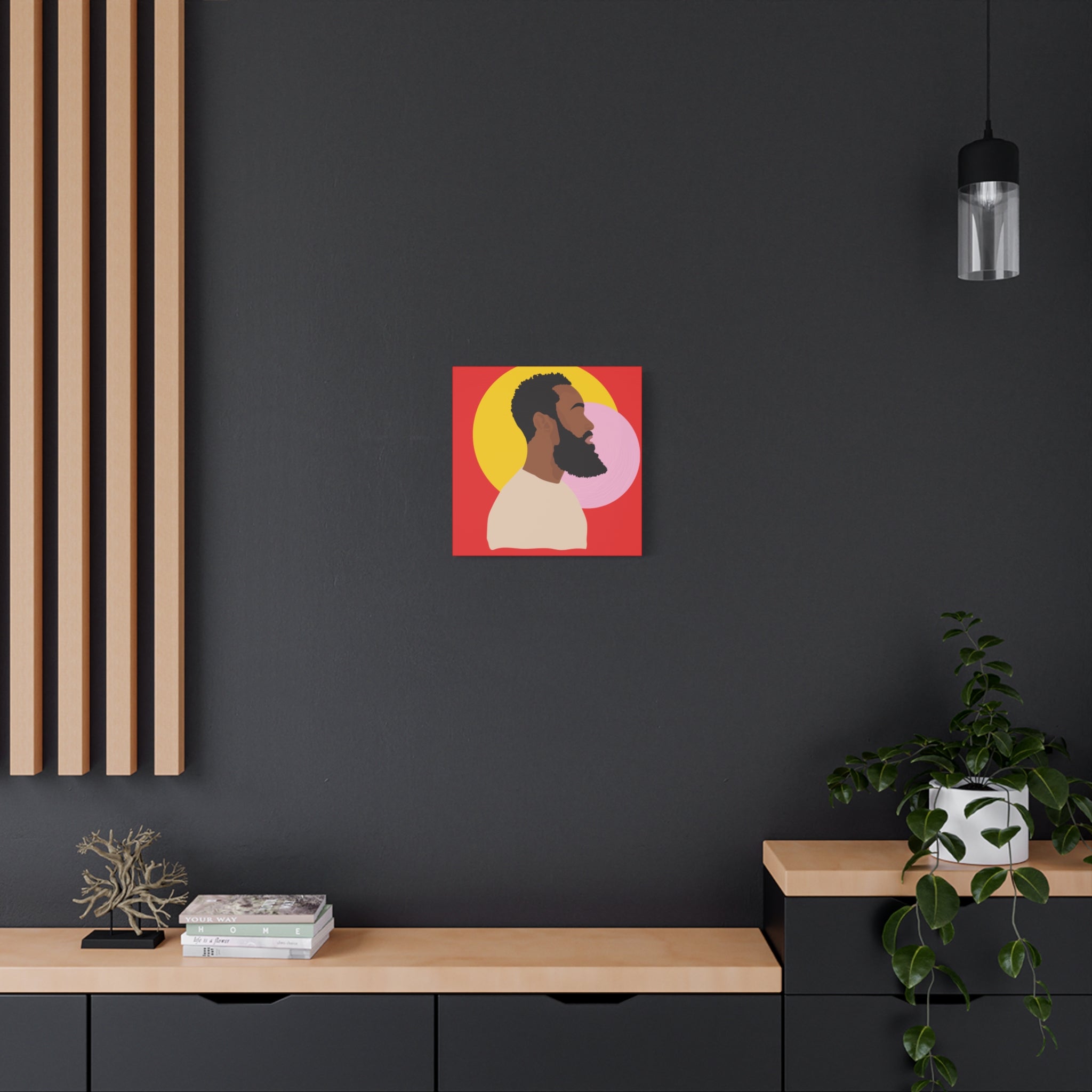 Bearded Man - Canvas Art