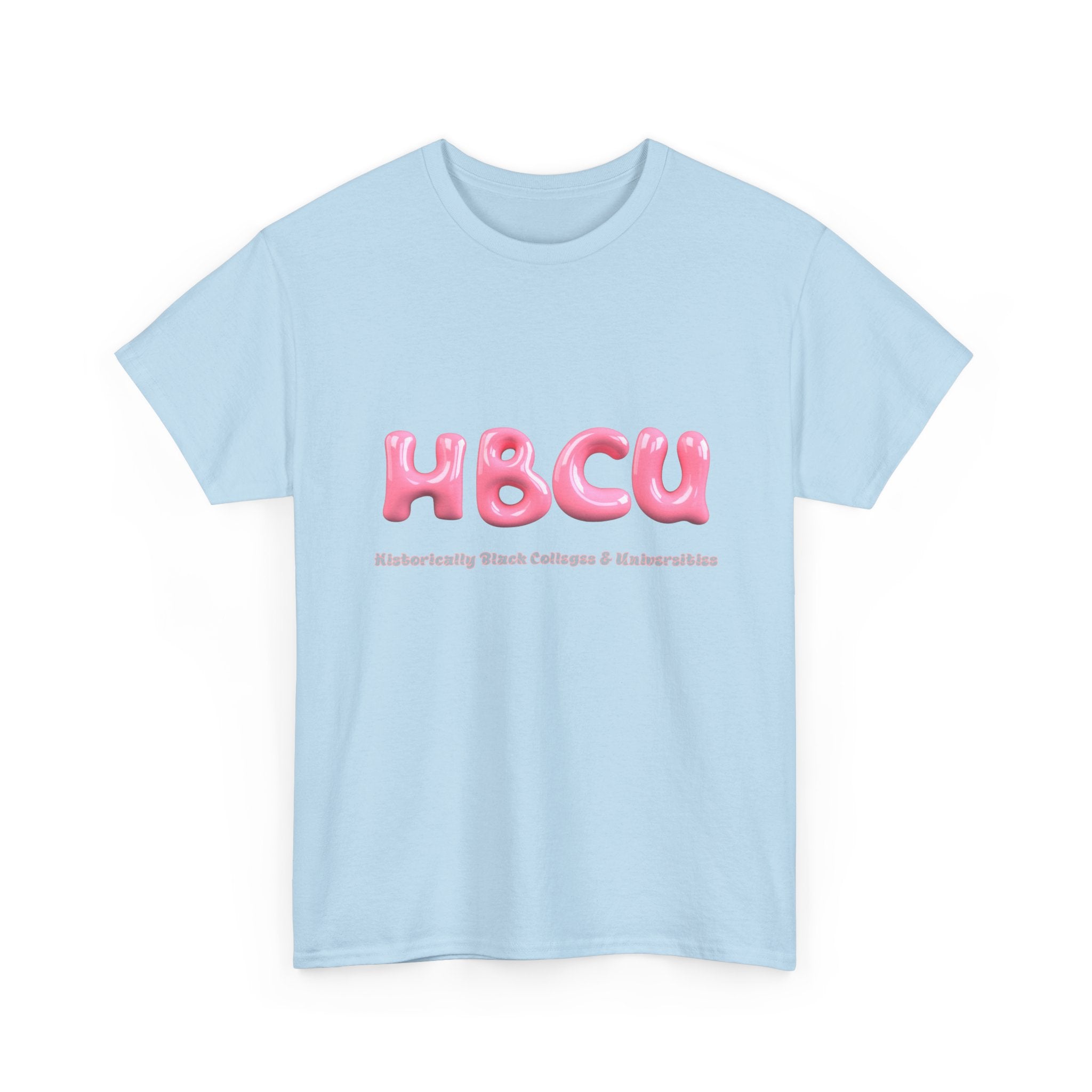HBCU Pink Bubble Letter - Empowerment Tee Shirt