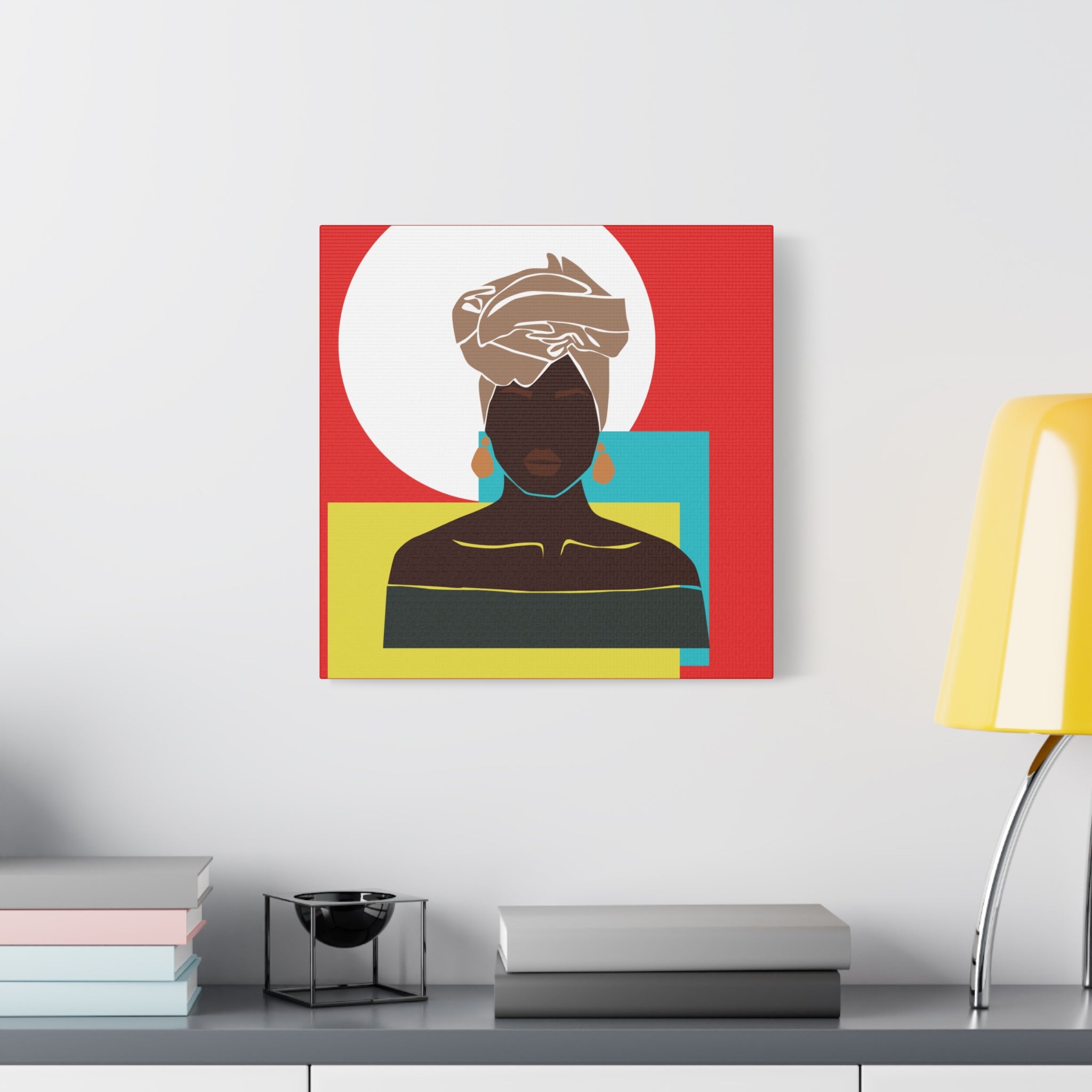 Headwrap Woman — Canvas Art