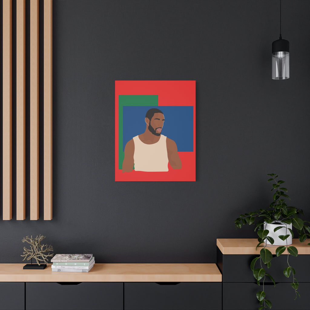Modern Minimalist Bold Color Block -  Canvas Art