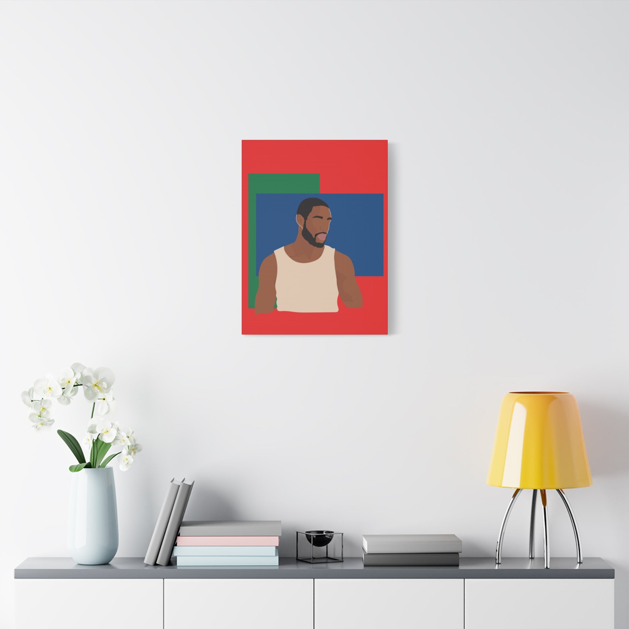 Modern Minimalist Bold Color Block -  Canvas Art
