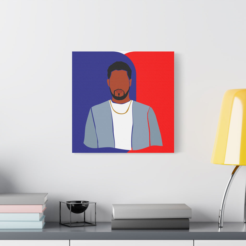 Abstract Male Figure - Canvas Art