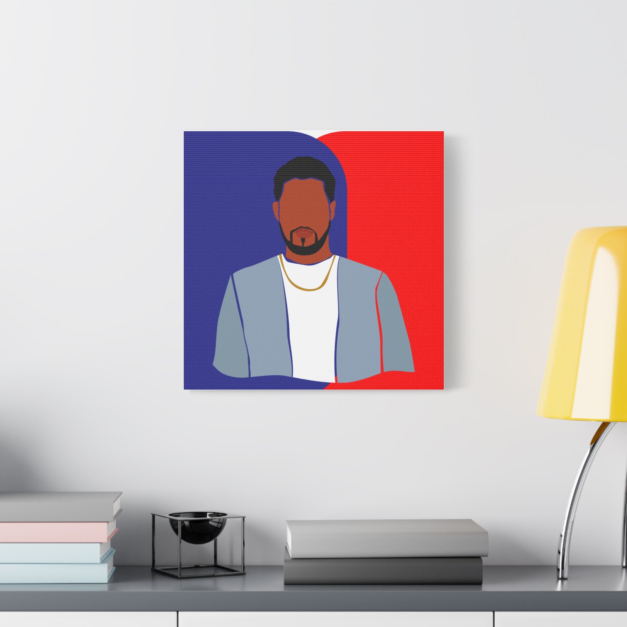 Abstract Male Figure - Canvas Art