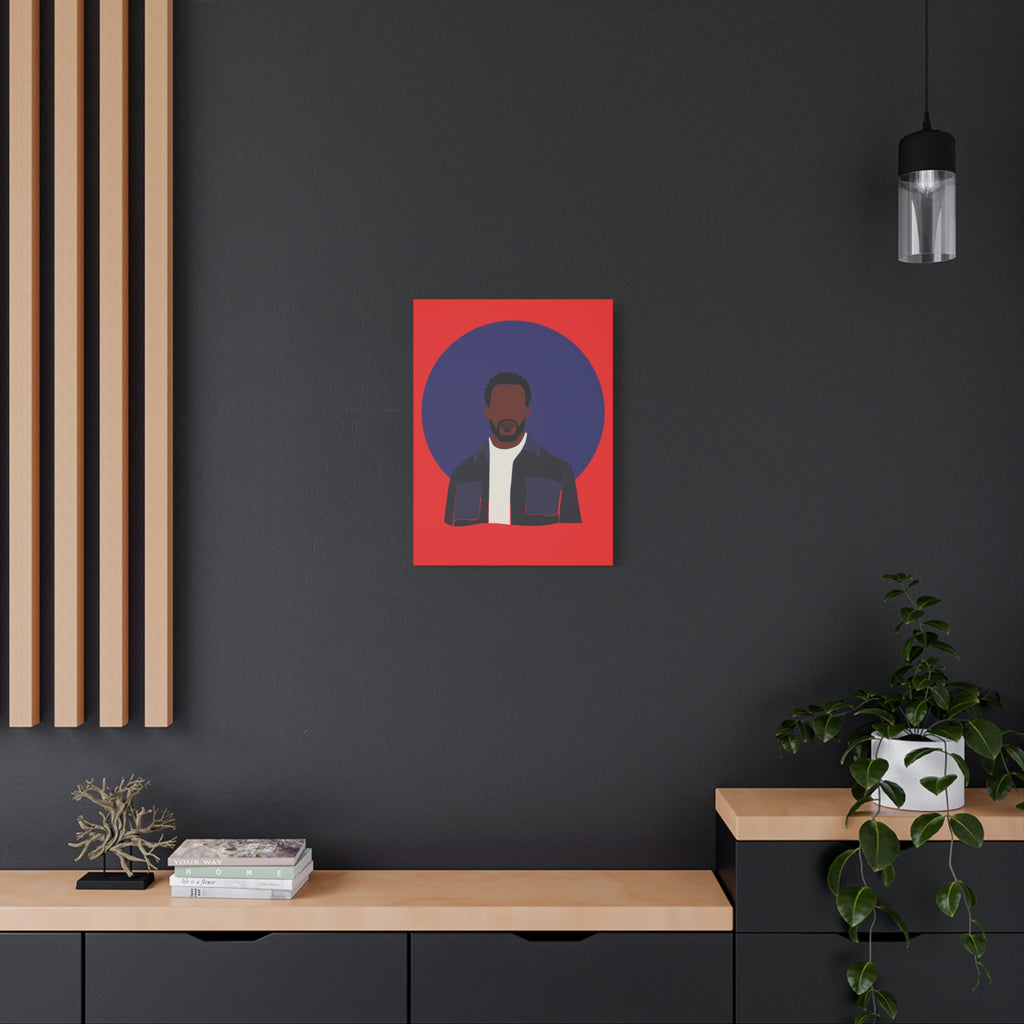 Minimalist Male Abstract — Canvas Art
