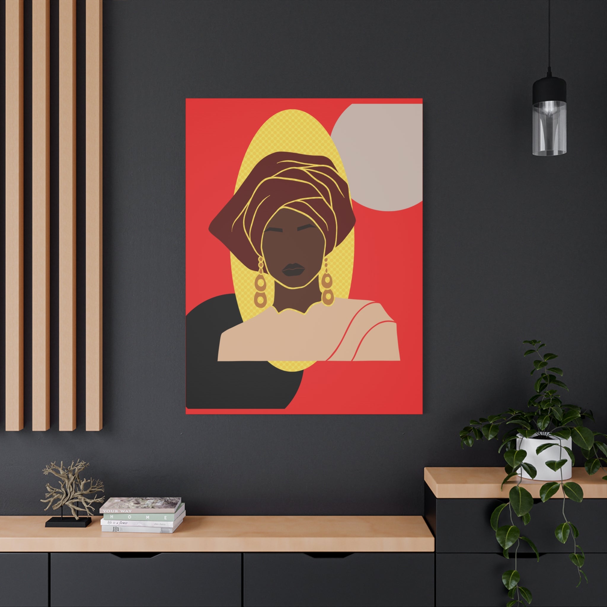 African Lady — Canvas Art