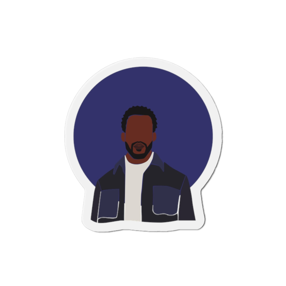 Afrocentric Male — Magnet