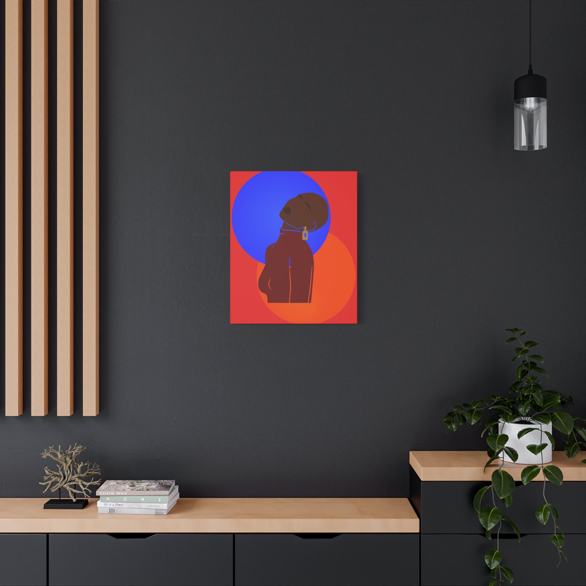 Bold Abstract Woman — Canvas Art