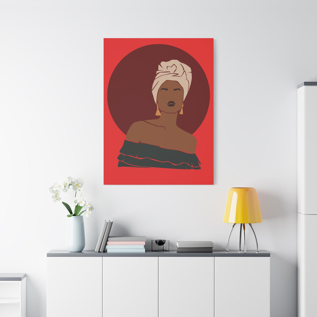 Afrocentric Woman - Canvas Art
