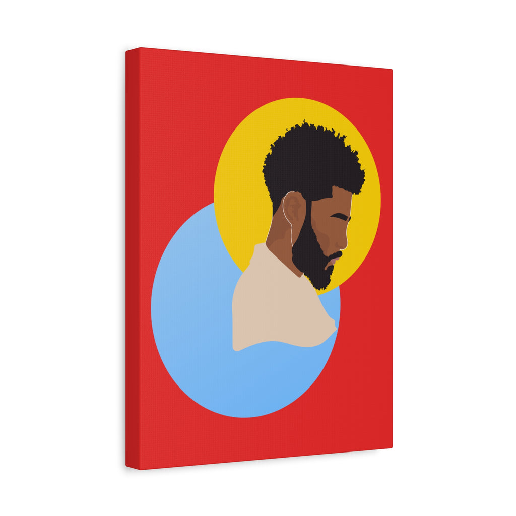 Male Silhouette — Canvas Art