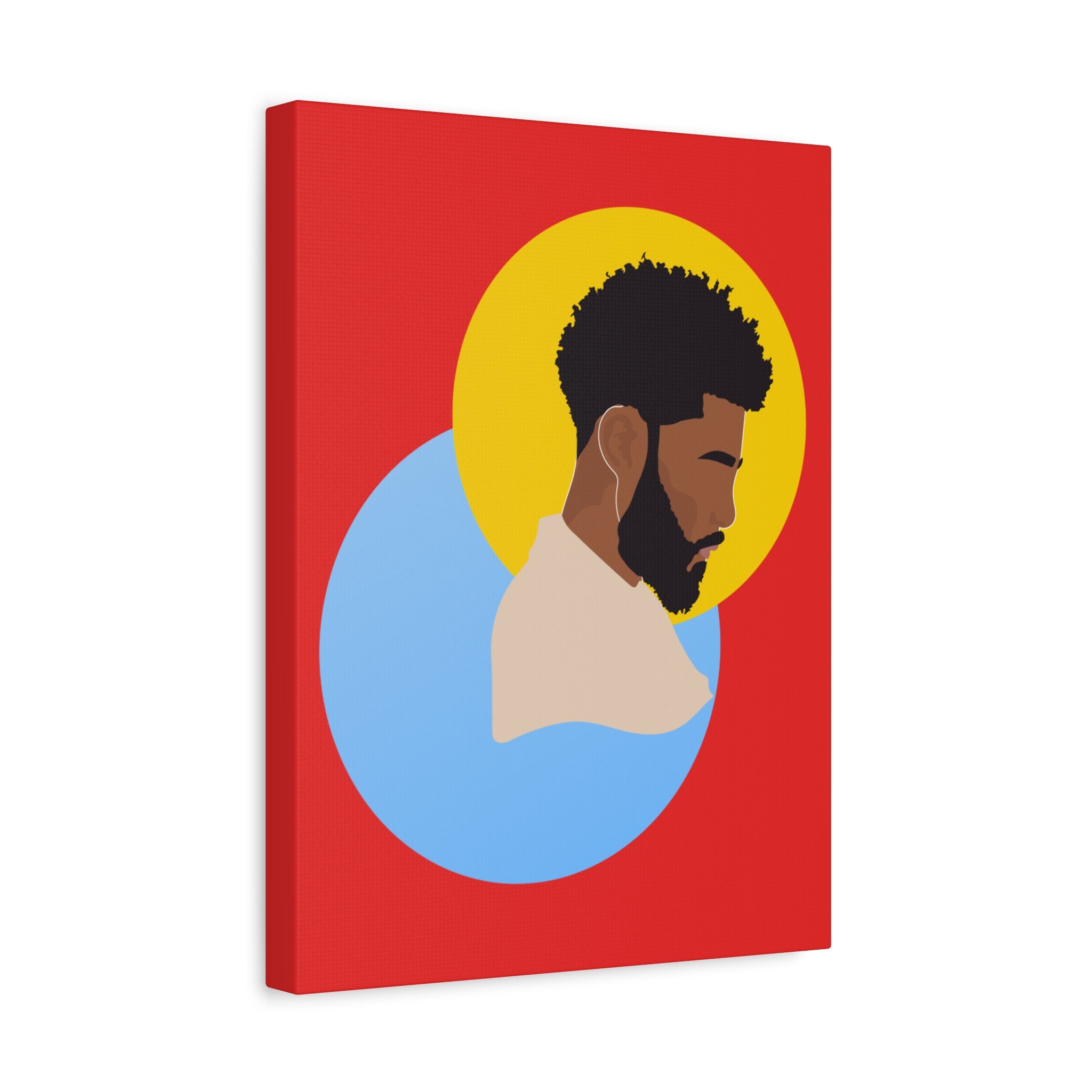 Male Silhouette — Canvas Art