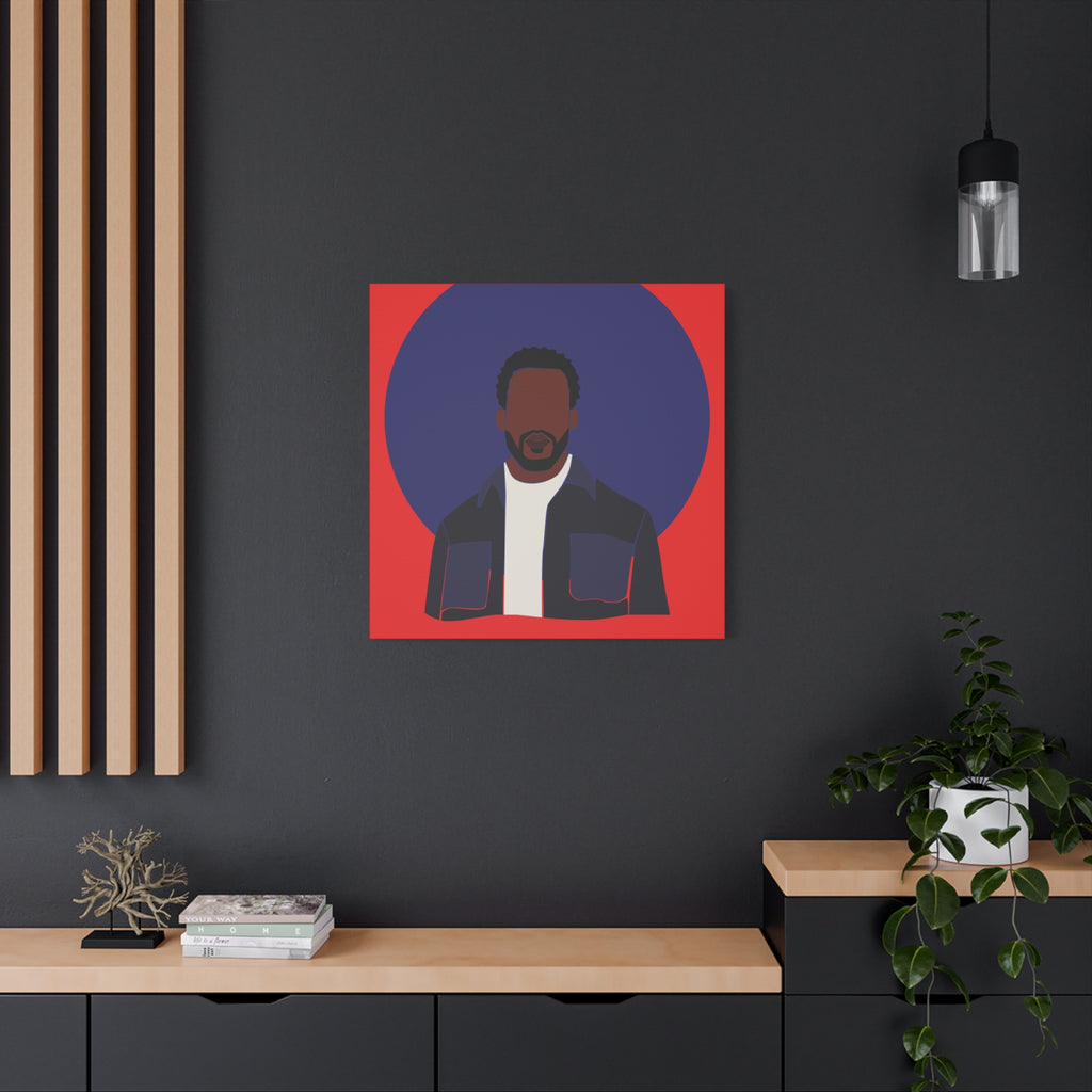 Minimalist Male Abstract — Canvas Art