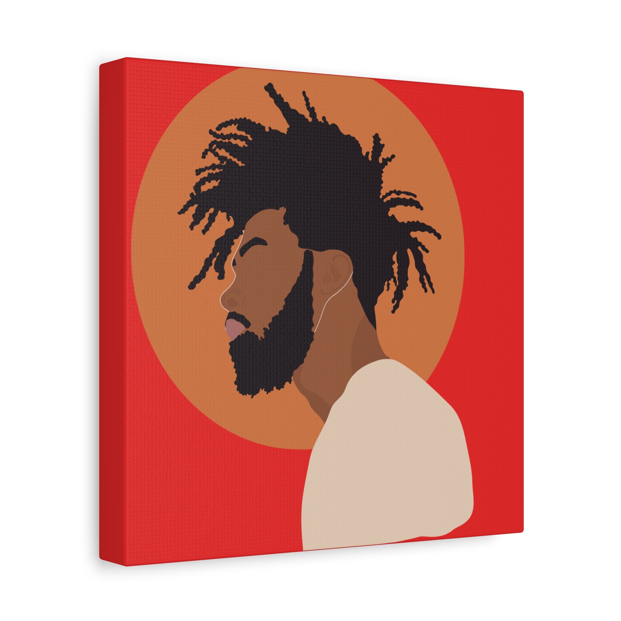 Male with Brown Sun — Canvas Art