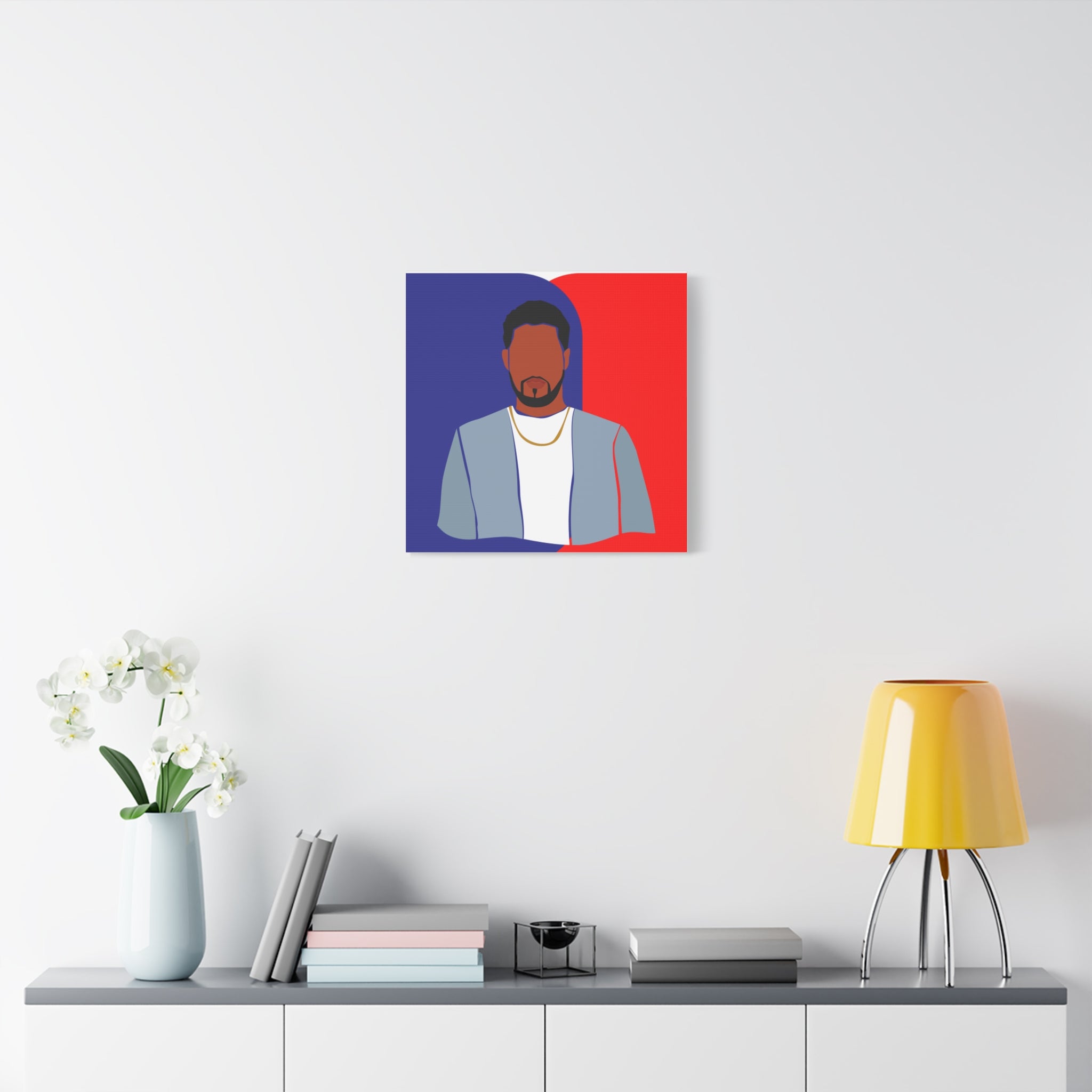 Abstract Male Figure - Canvas Art