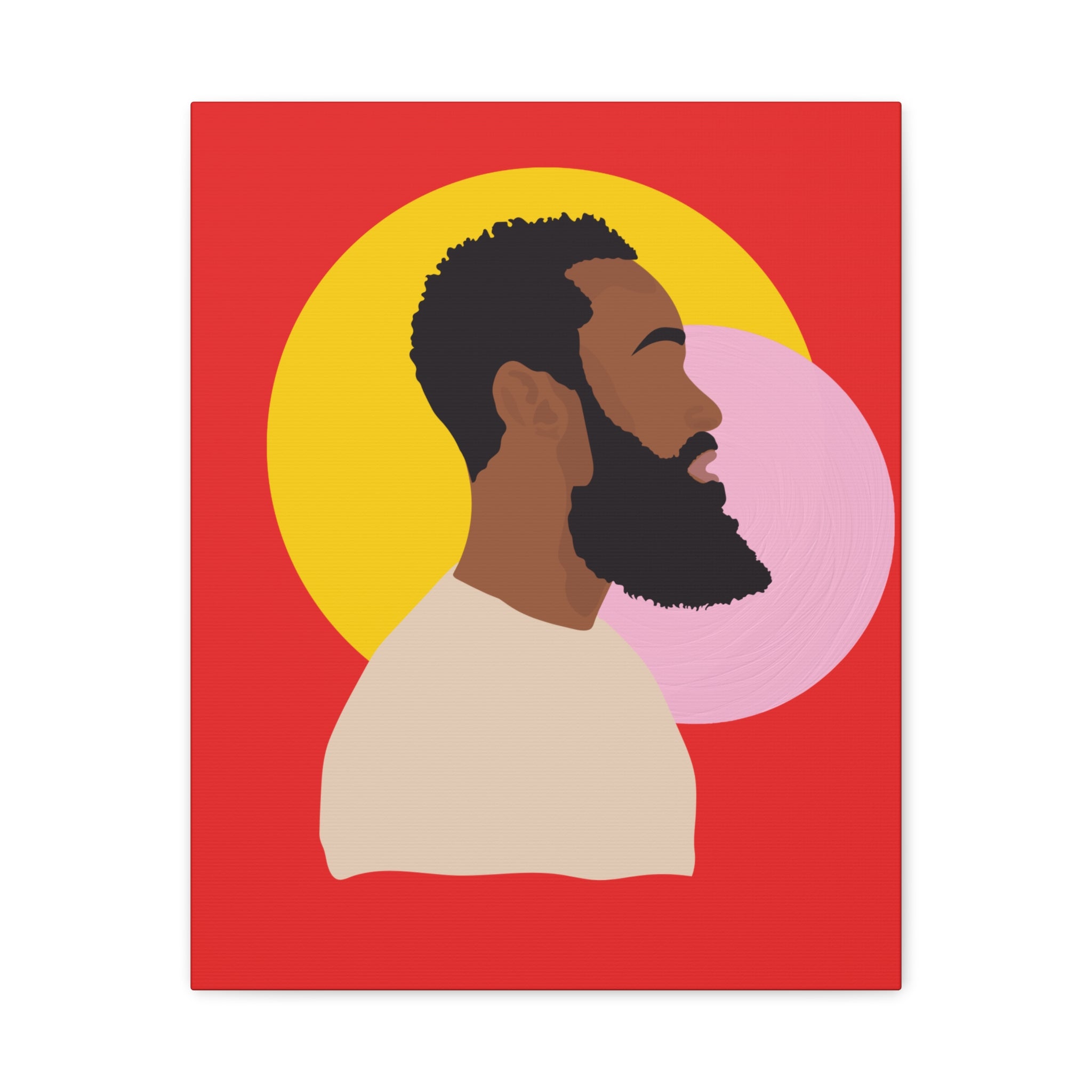 Bearded Man - Canvas Art