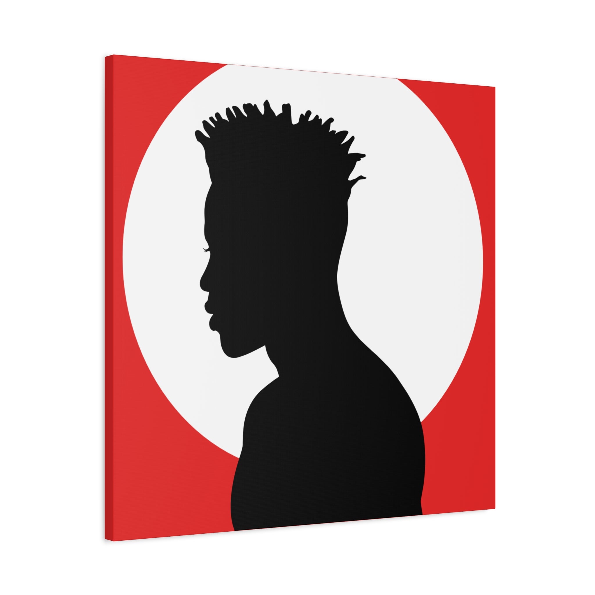 Male Silhouette — Canvas Art