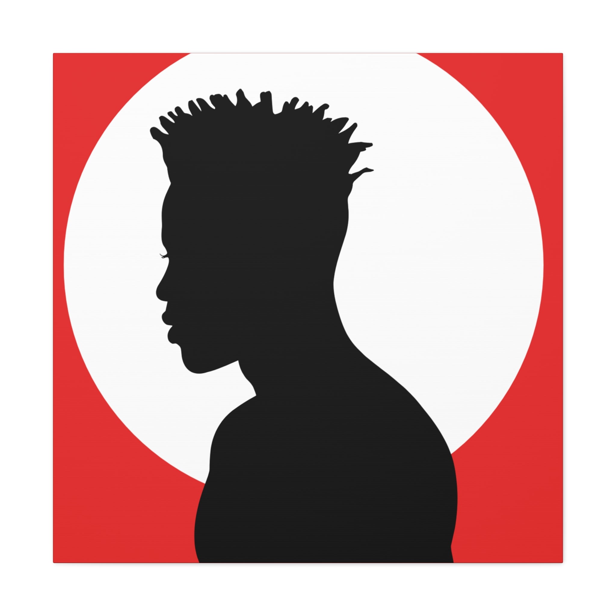 Male Silhouette — Canvas Art