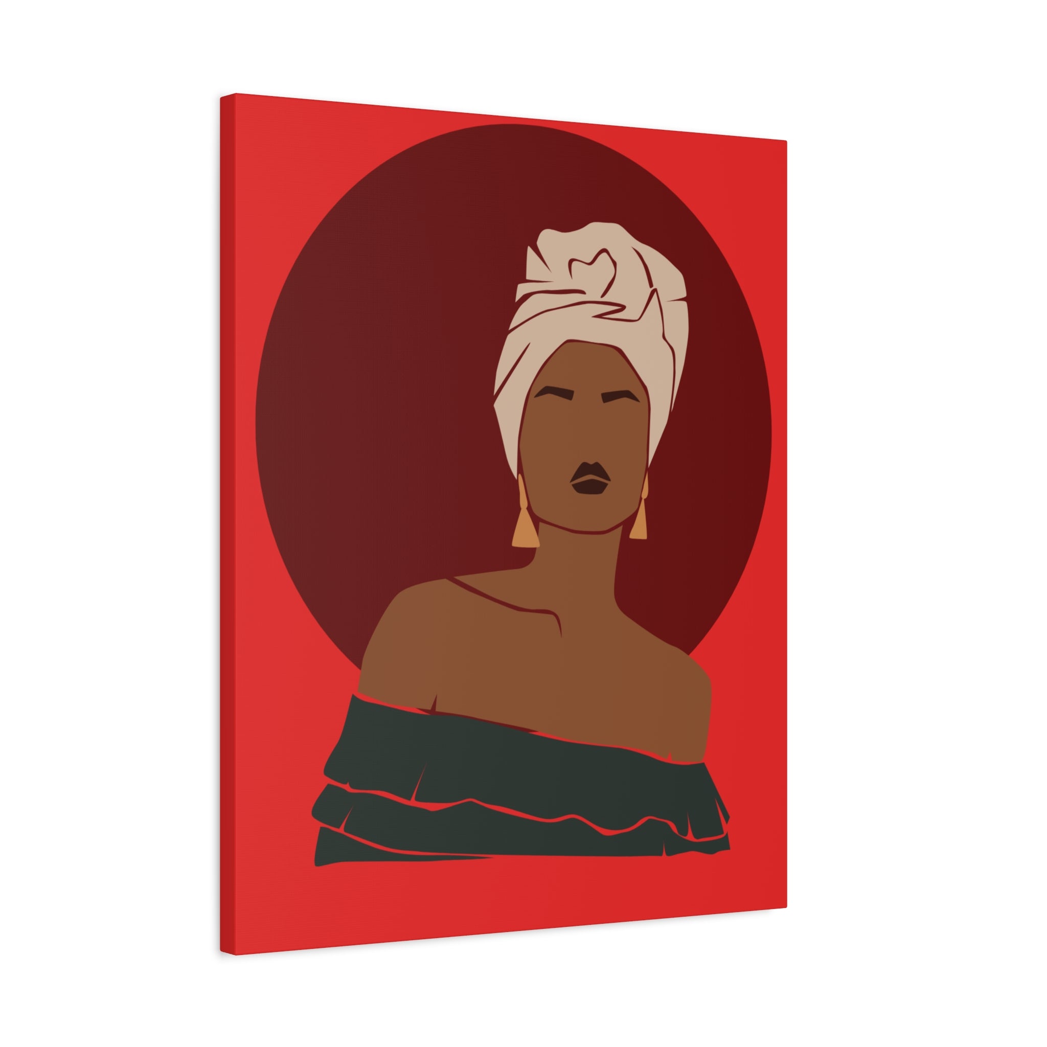 Afrocentric Woman - Canvas Art