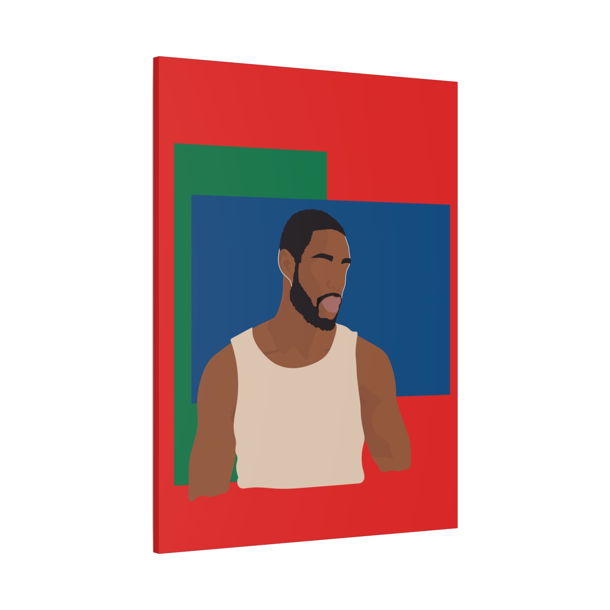 Modern Minimalist Bold Color Block -  Canvas Art