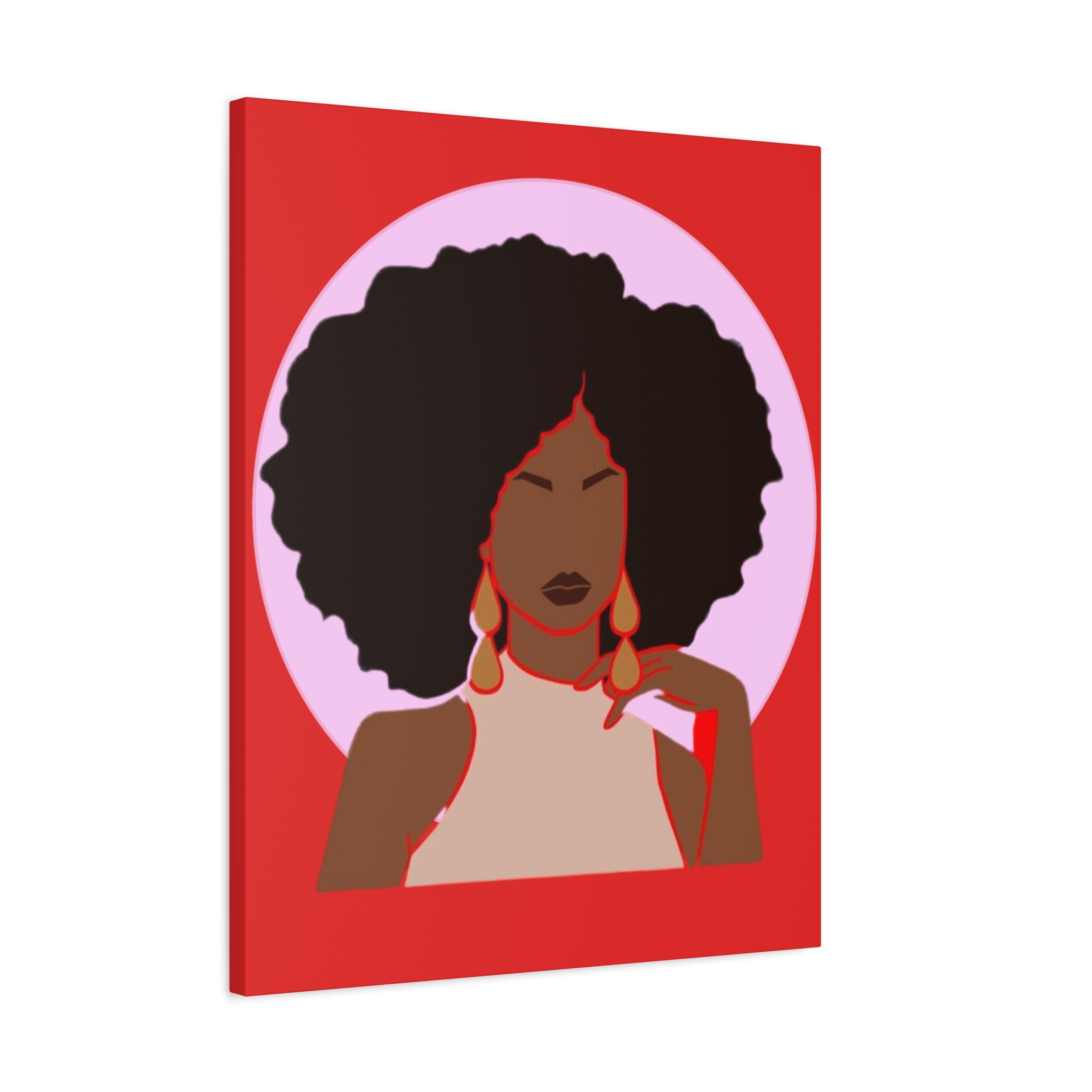 Afro Woman — Art Canvas