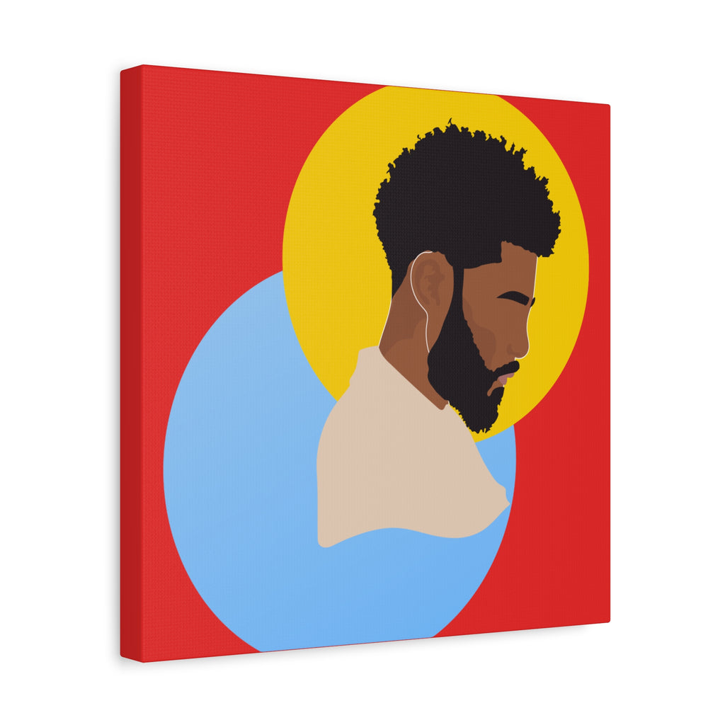 Male Silhouette — Canvas Art
