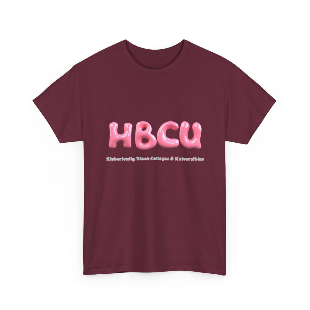HBCU Pink Bubble Letter - Empowerment Tee Shirt