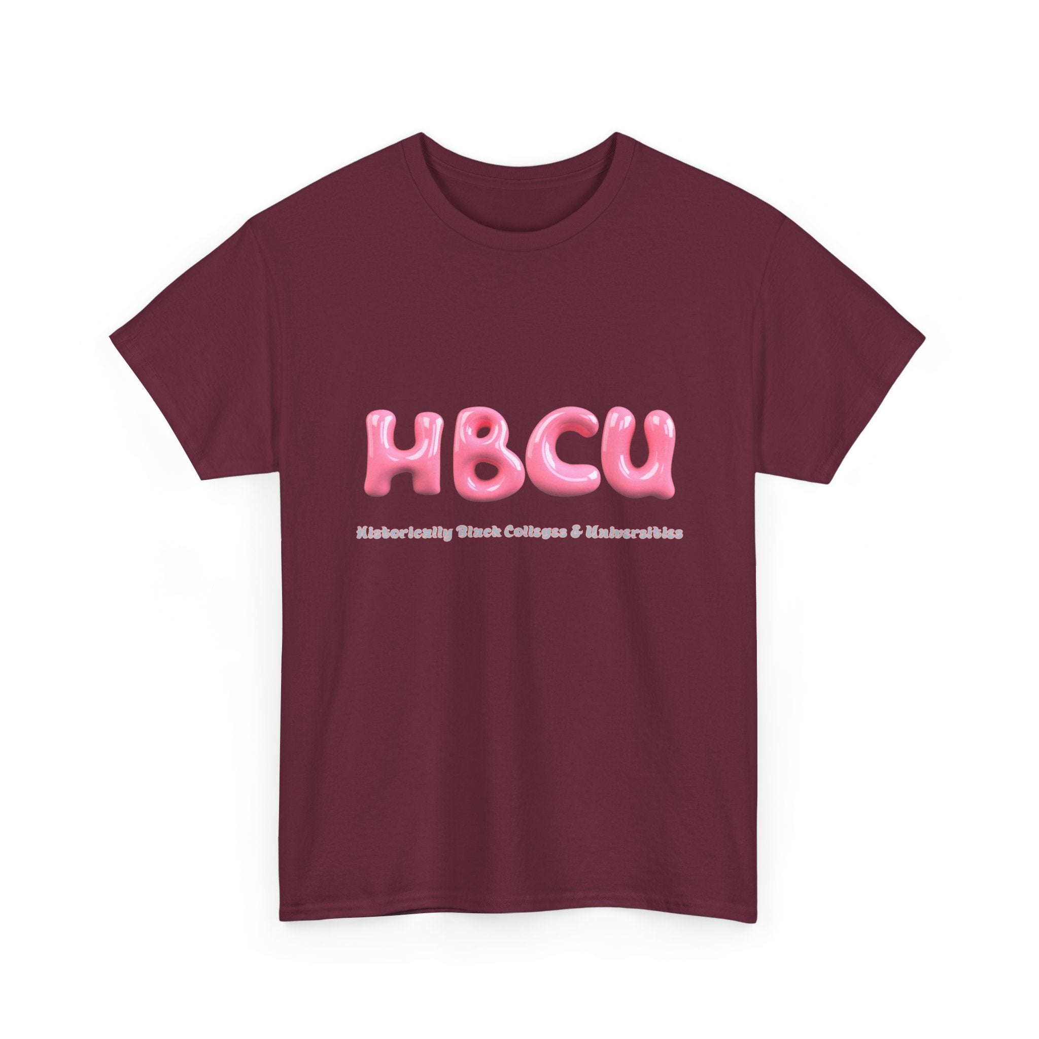 HBCU Pink Bubble Letter - Empowerment Tee Shirt